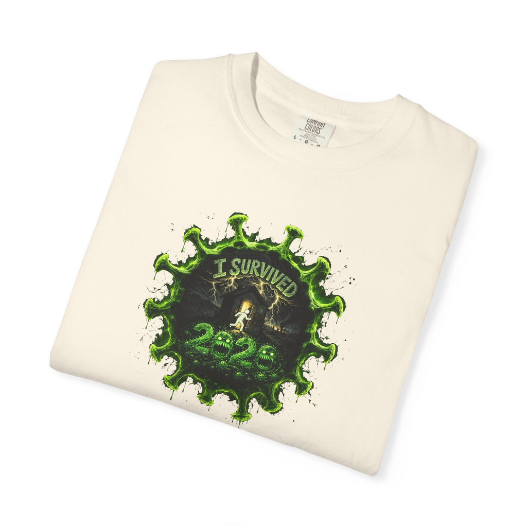 I Survived 2020 — PANDEMIC S1:E5: Director's Cut "Delivery Doomsday" Unisex Garment-Dyed T-shirt