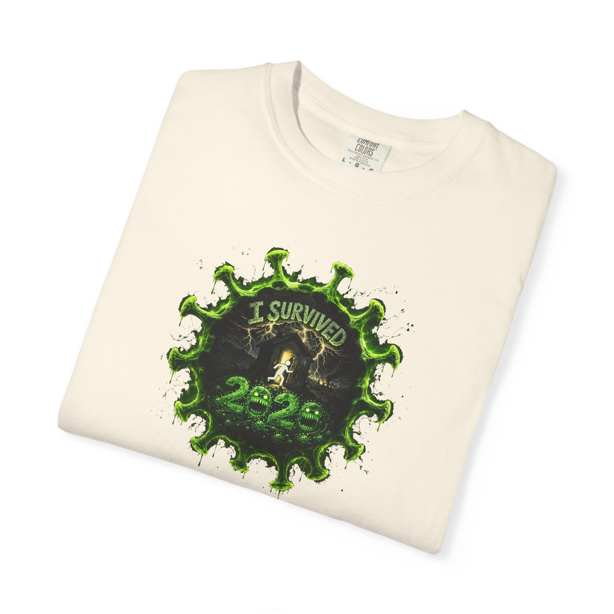 I Survived 2020 — PANDEMIC S1:E5: Director's Cut "Delivery Doomsday" Unisex Garment-Dyed T-shirt