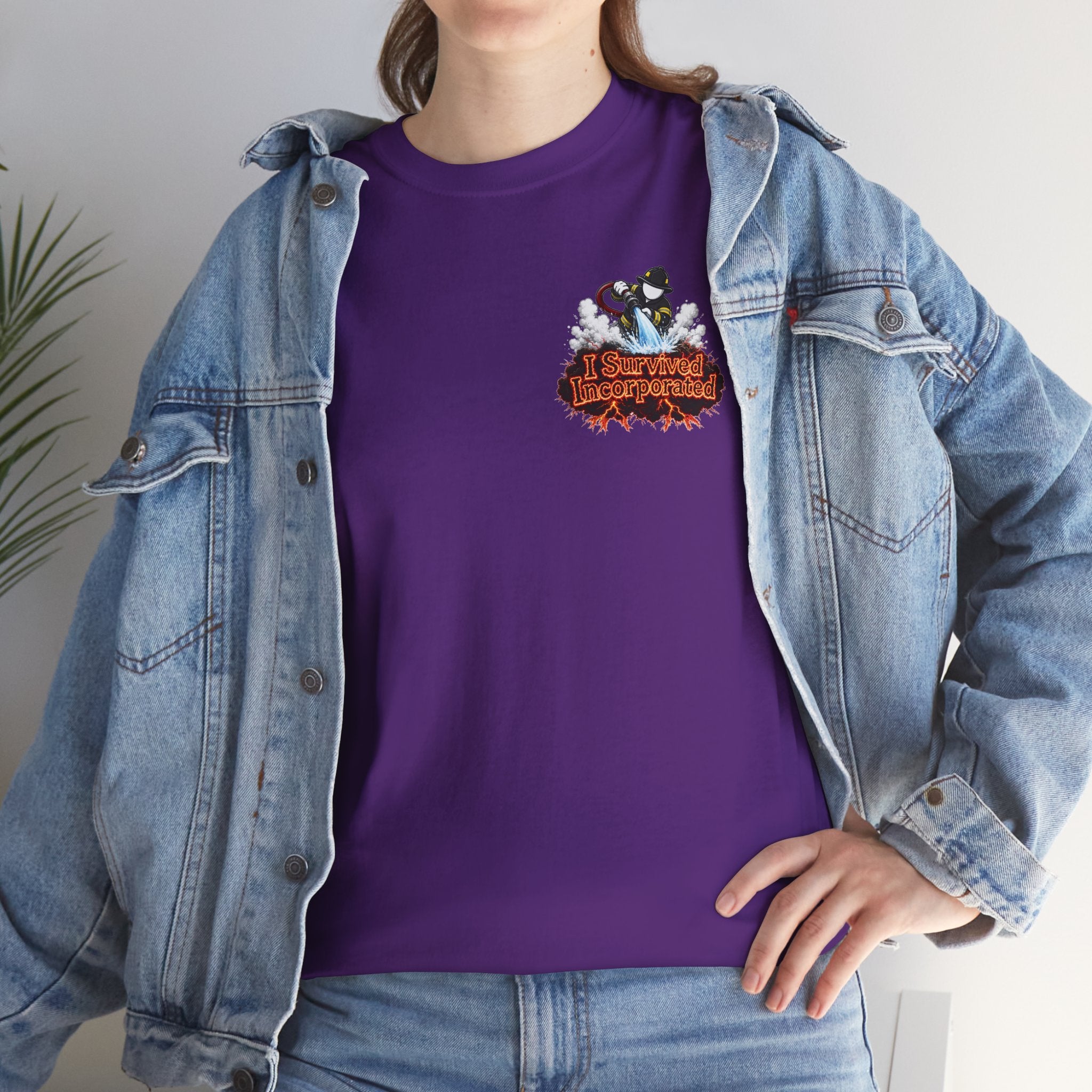 I Survived 2020 — "Please Stand By" Test Pattern Tee Wildfire Signal Edition Summer Premiere Unisex Heavy Cotton Tee