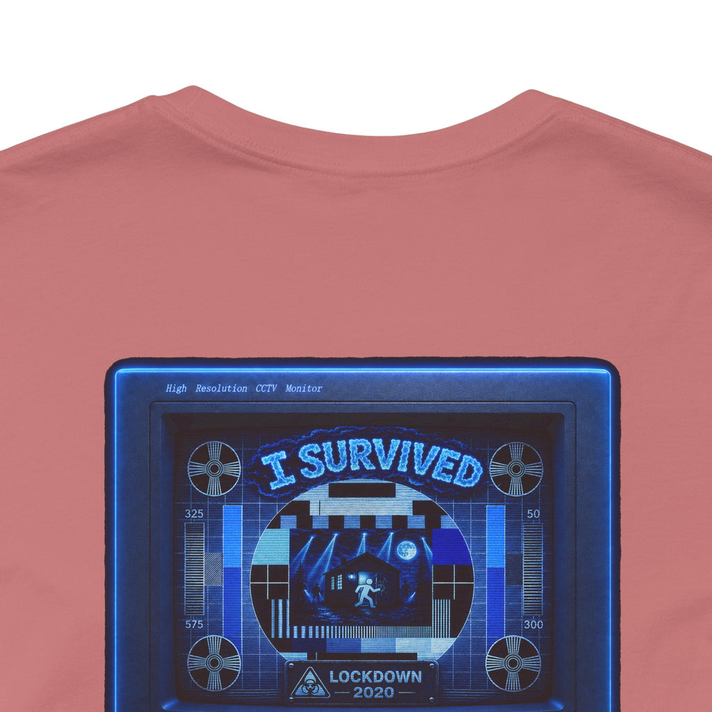 I Survived 2020 — "Please Stand By" Test Pattern Tee Lockdown Summer Exclusive Unisex Jersey Short Sleeve Tee