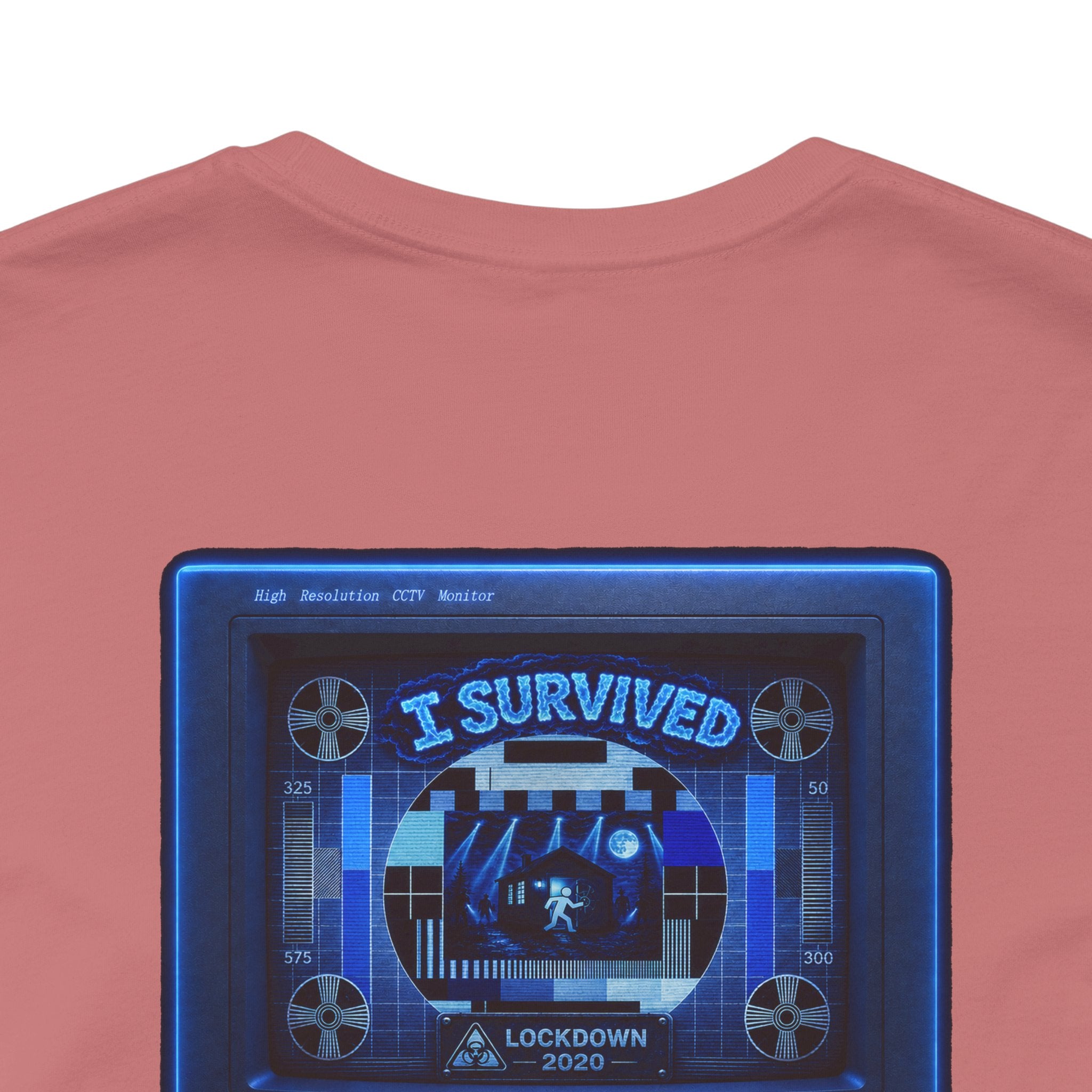 I Survived 2020 — "Please Stand By" Test Pattern Tee Lockdown Summer Exclusive Unisex Jersey Short Sleeve Tee