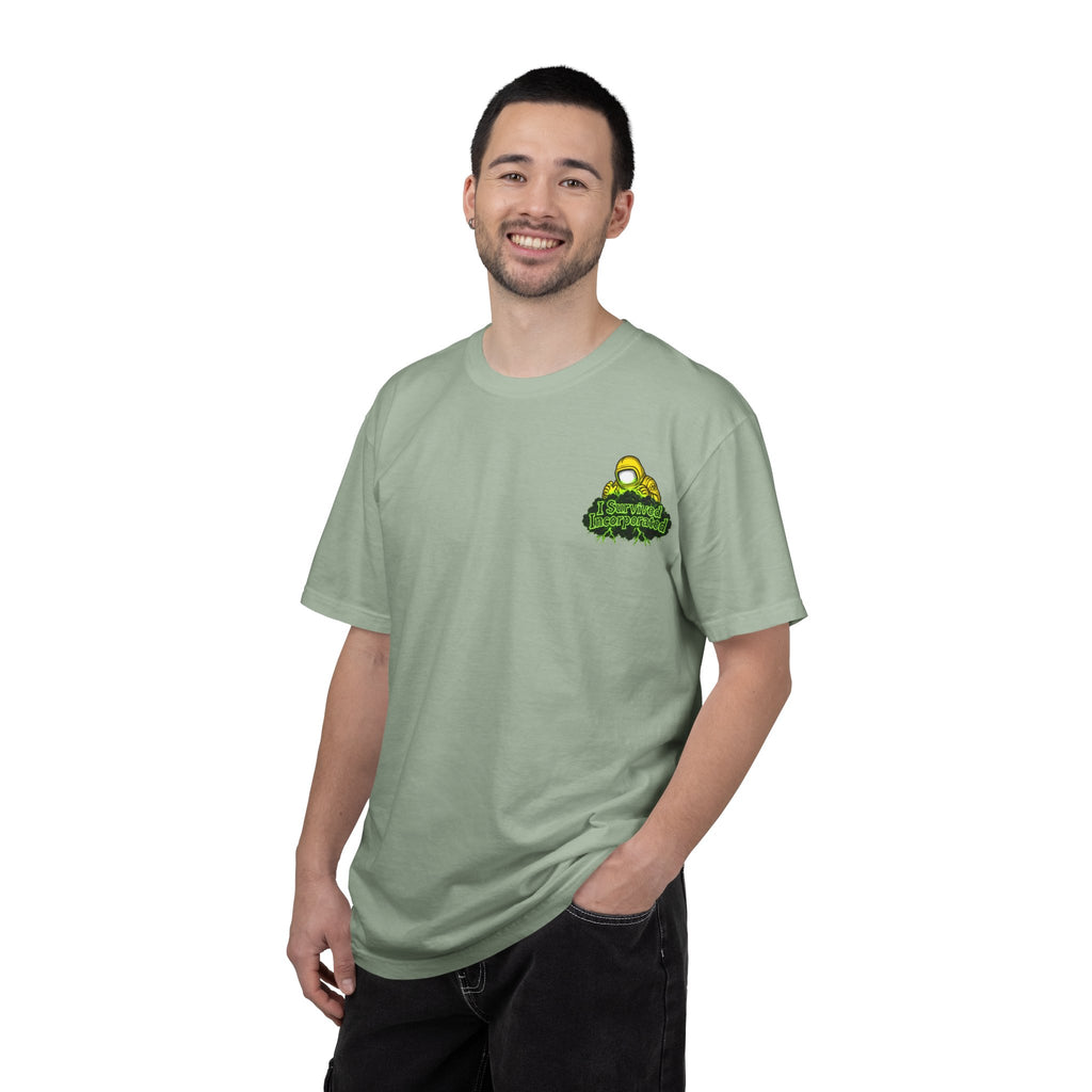 I Survived 2020 — "Please Stand By" Test Pattern Toxic Signal Tee Summer Premiere Unisex Garment-Dyed T-shirt
