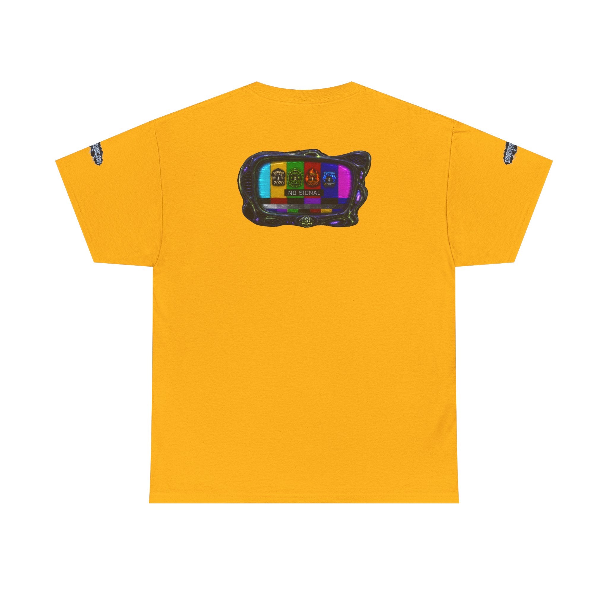 I Survived 2020 — "No Signal" Test Pattern Tee Alien Broadcast Finale Special Edition Summer Premiere Unisex Heavy Cotton Tee