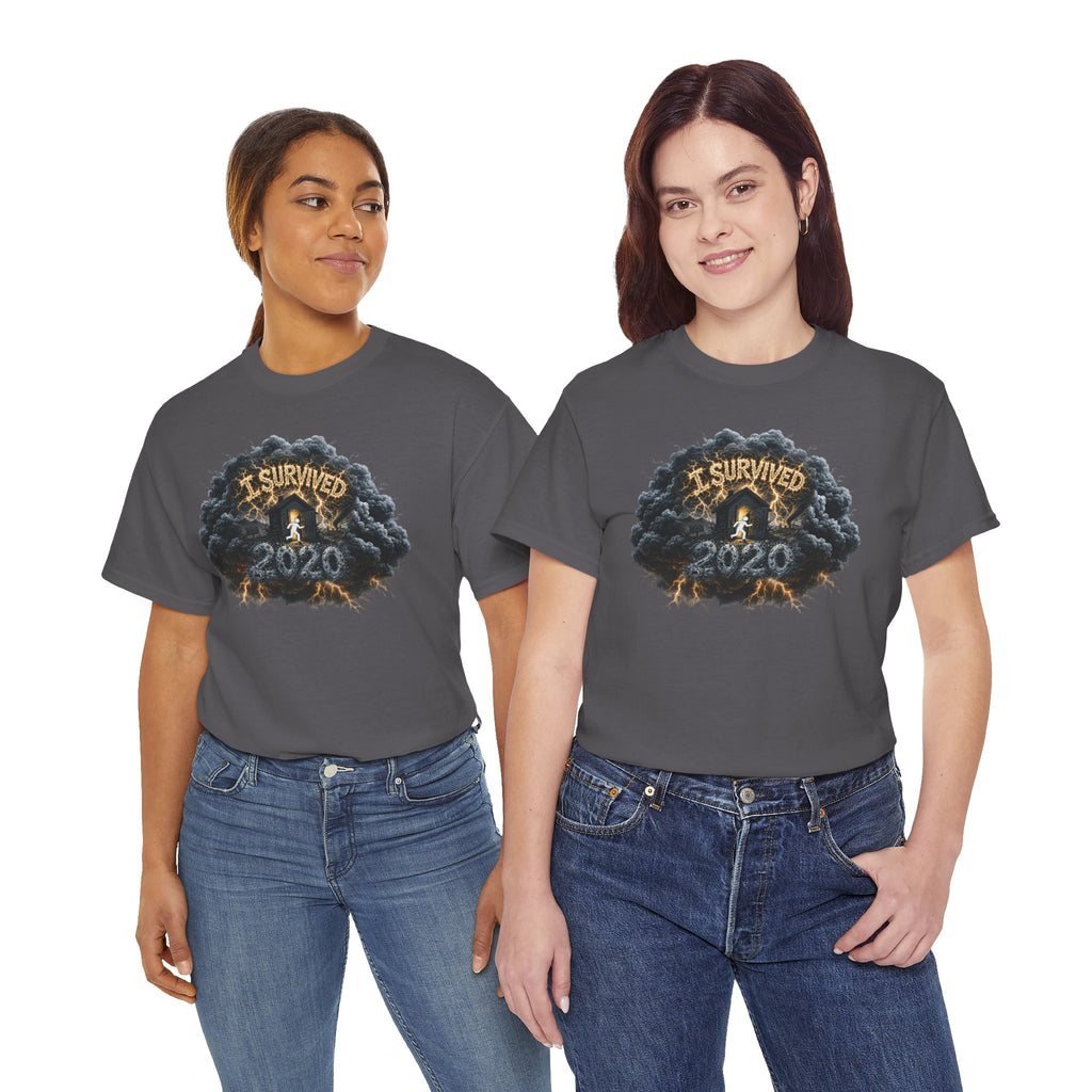 I Survived 2020 — Director's Cut Original Design Teaser Tee | Season 1 Premiere Drop Unisex Heavy Cotton Tee