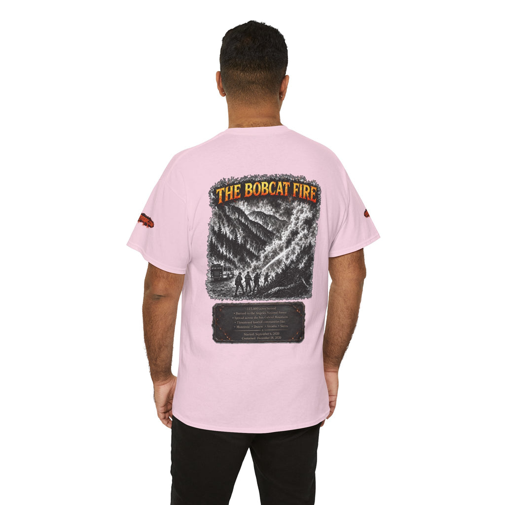 I Survived 2020 — WILDFIRES S2:E2: Director's Cut Special Edition "The Bobcat Fire" Memorial Unisex Heavy Cotton Tee