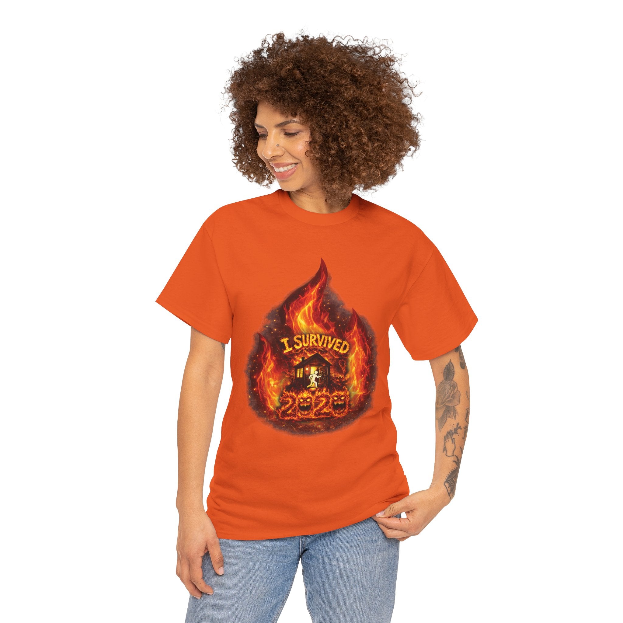 I Survived 2020 — Director's Cut S2:E3 "The California Wildfires" | Wildfire Edition Memorial Unisex Heavy Cotton Tee