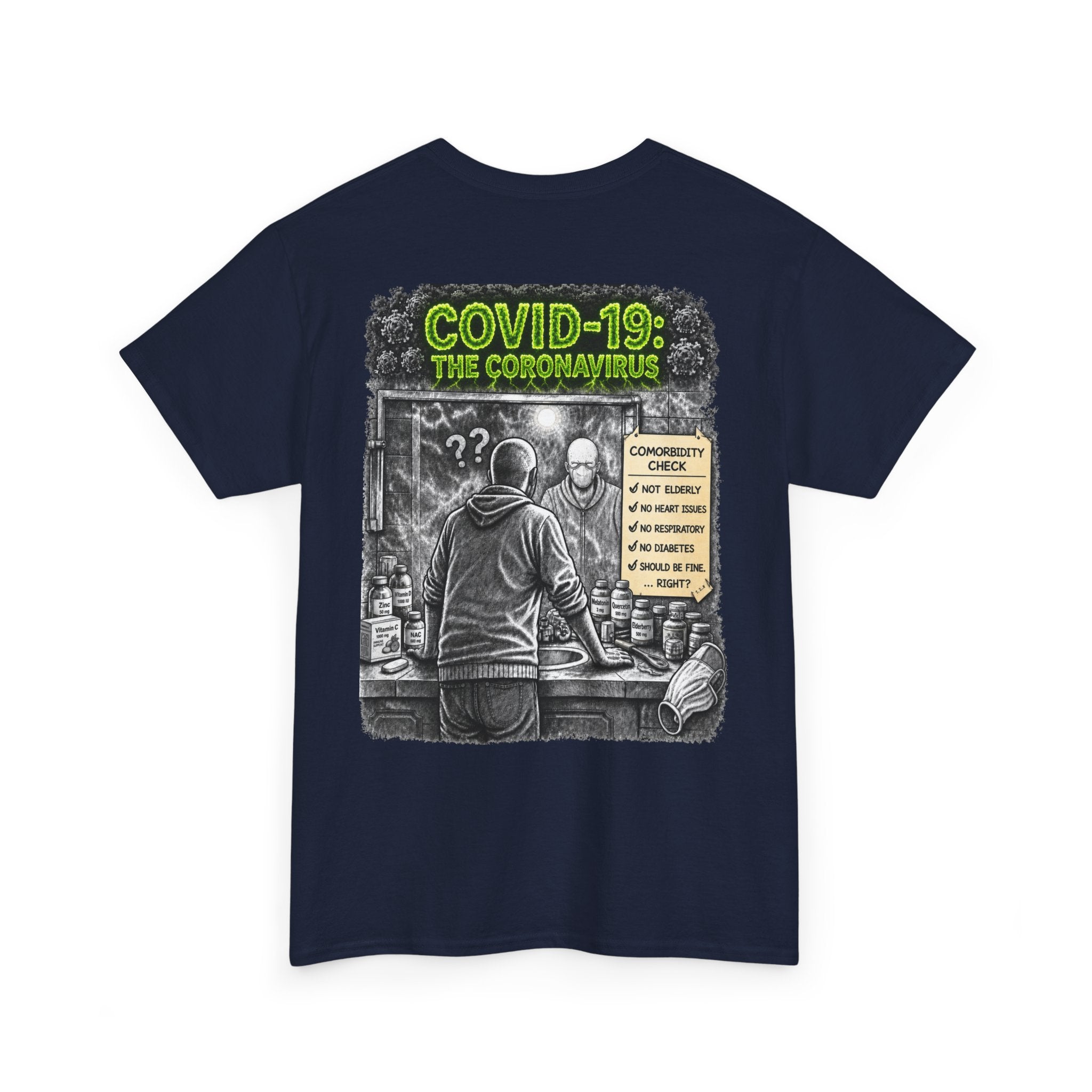 I Survived 2020 — Director's Cut S1:E1 "COVID-19: The Coronavirus" | Pandemic Edition Unisex Heavy Cotton Tee