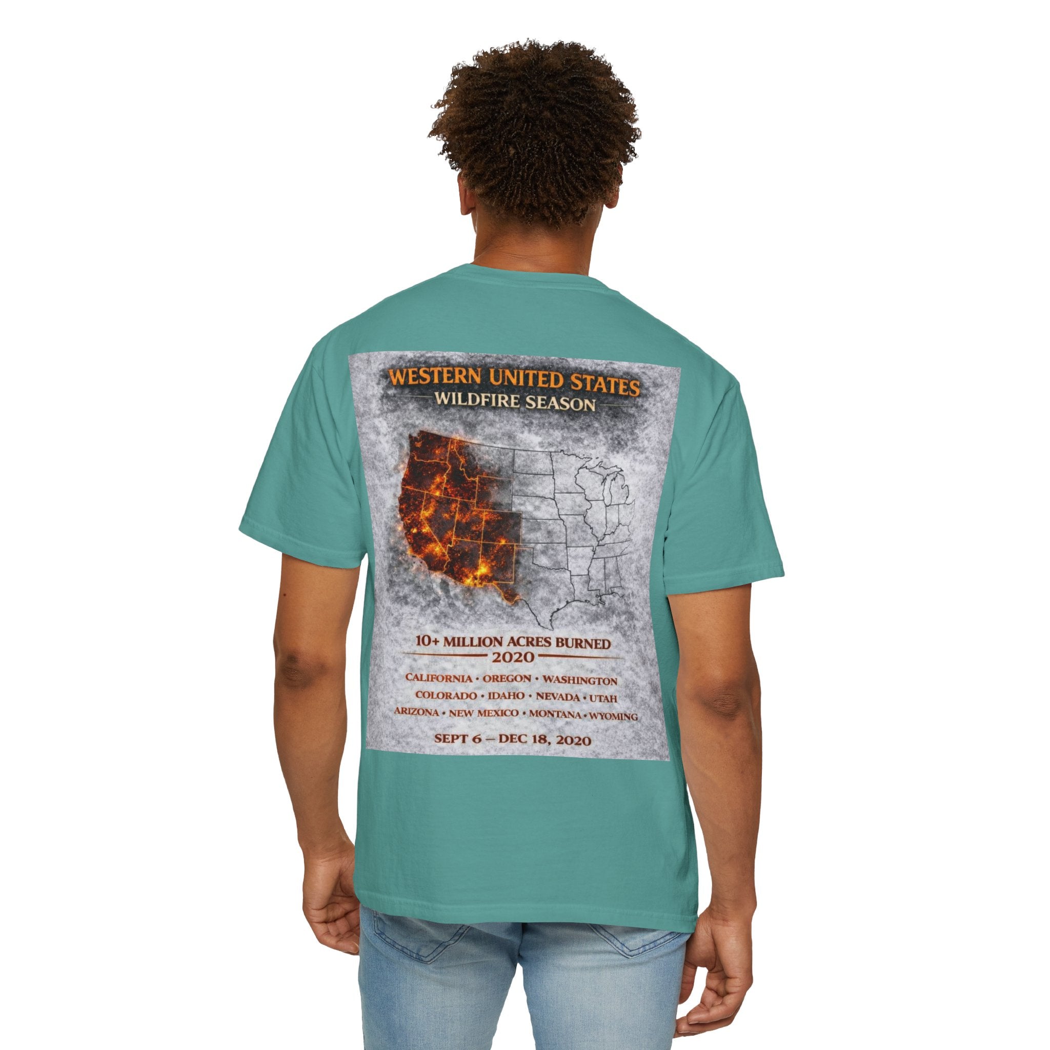 I Survived 2020 — Director's Cut S2:E4 "Western U.S. Wildfire Season" | Mid-Season Finale Pt. 1 | Wildfire Edition Memorial Unisex Garment-Dyed T-shirt