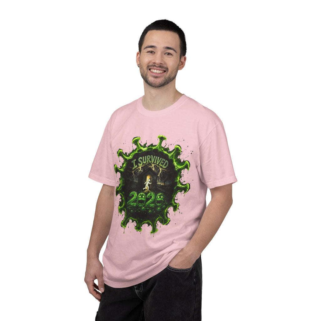 I Survived 2020 — Director's Cut S1:E3 "The Jab!" | Pandemic Edition Unisex Garment-Dyed T-shirt