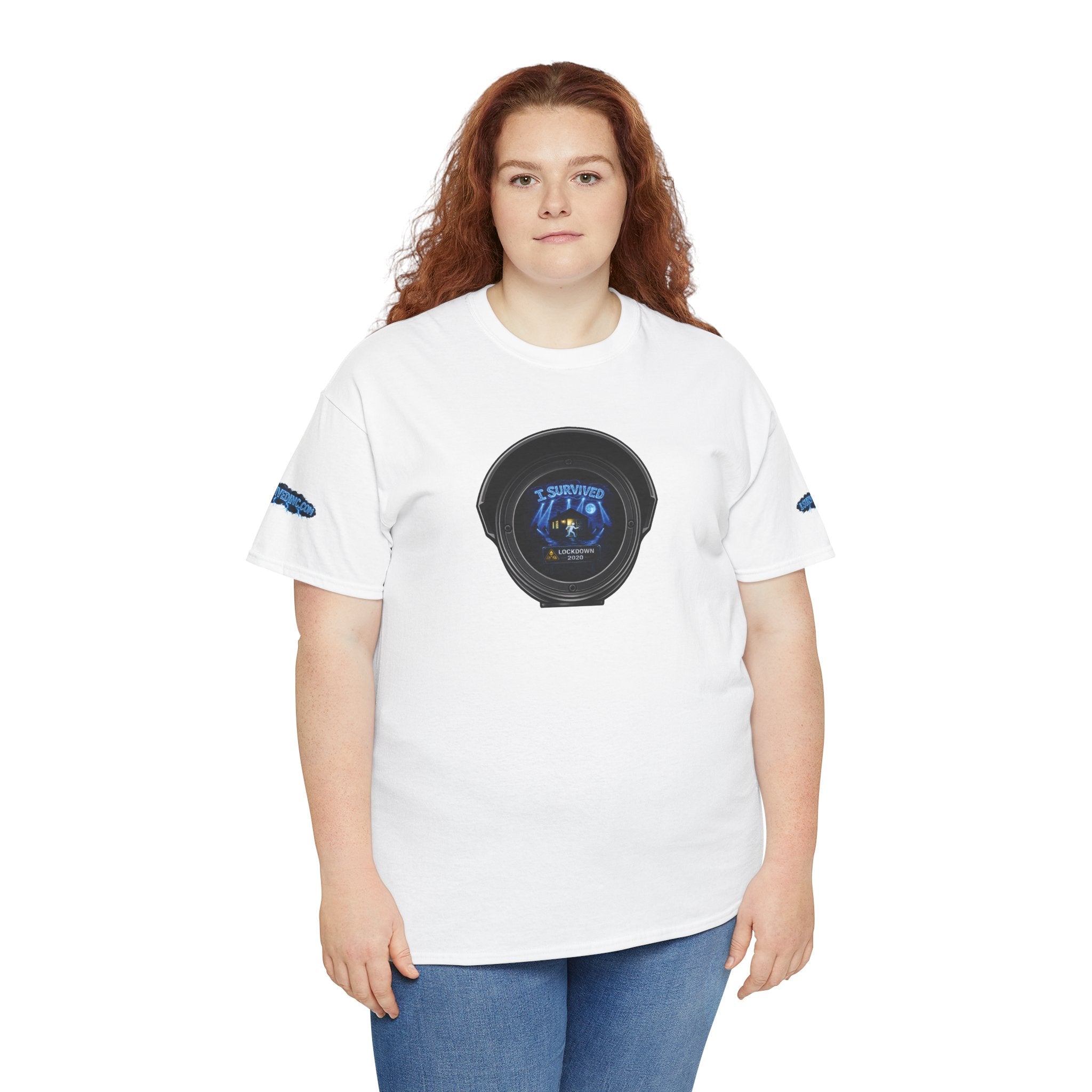 I Survived 2020 — LOCKDOWN S3:E3: Director's Cut Special Edition "Working From Home" Unisex Heavy Cotton Tee