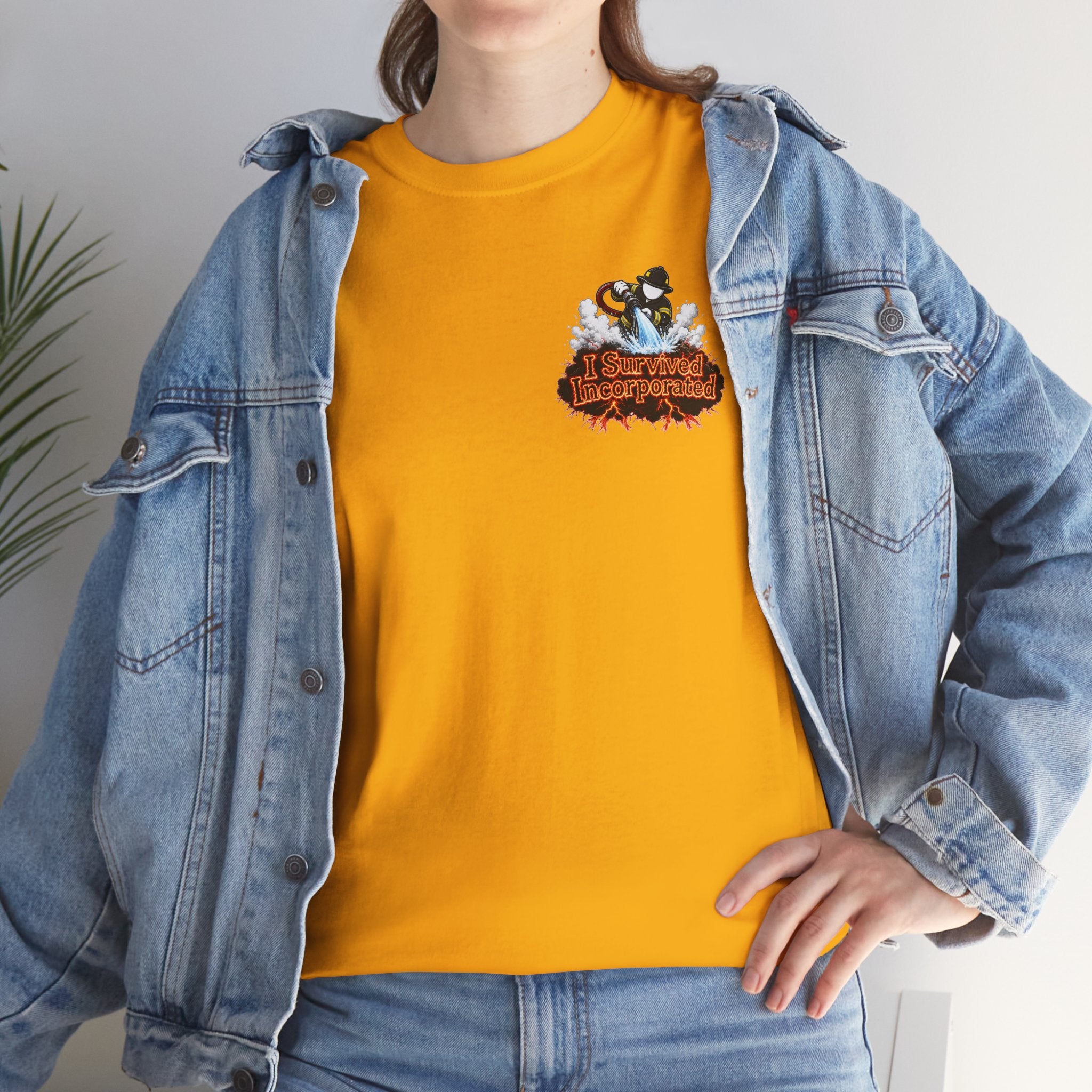 I Survived 2020 — "Please Stand By" Test Pattern Tee Wildfire Signal Edition Summer Premiere Unisex Heavy Cotton Tee