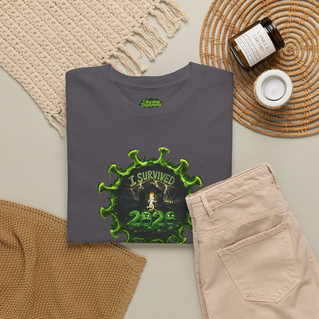 I Survived 2020 — PANDEMIC S1:E4: Director's Cut "Mask Madness" Unisex Heavy Cotton Tee