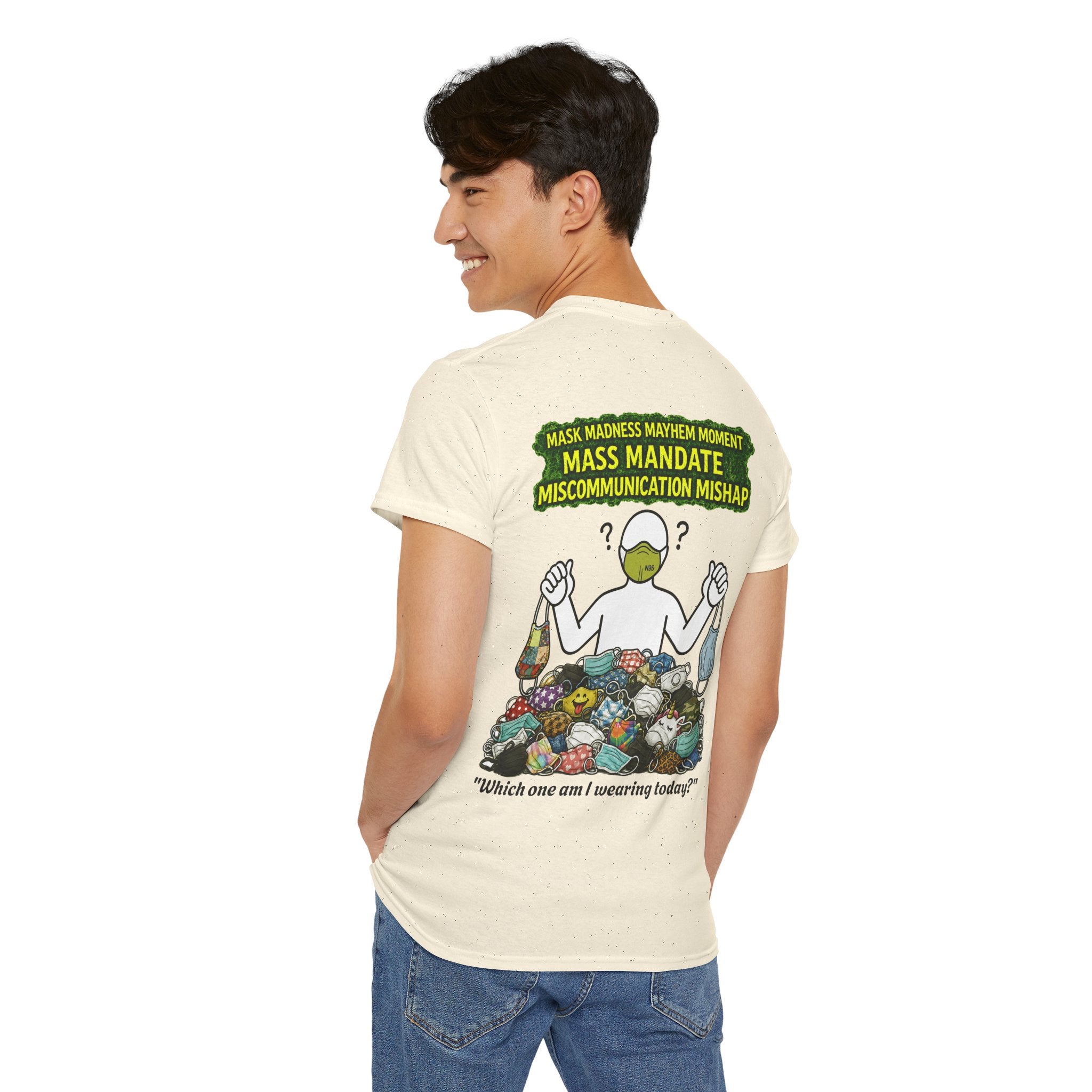 I Survived 2020 — PANDEMIC S1:E4: Director's Cut "Mask Madness" Unisex Heavy Cotton Tee