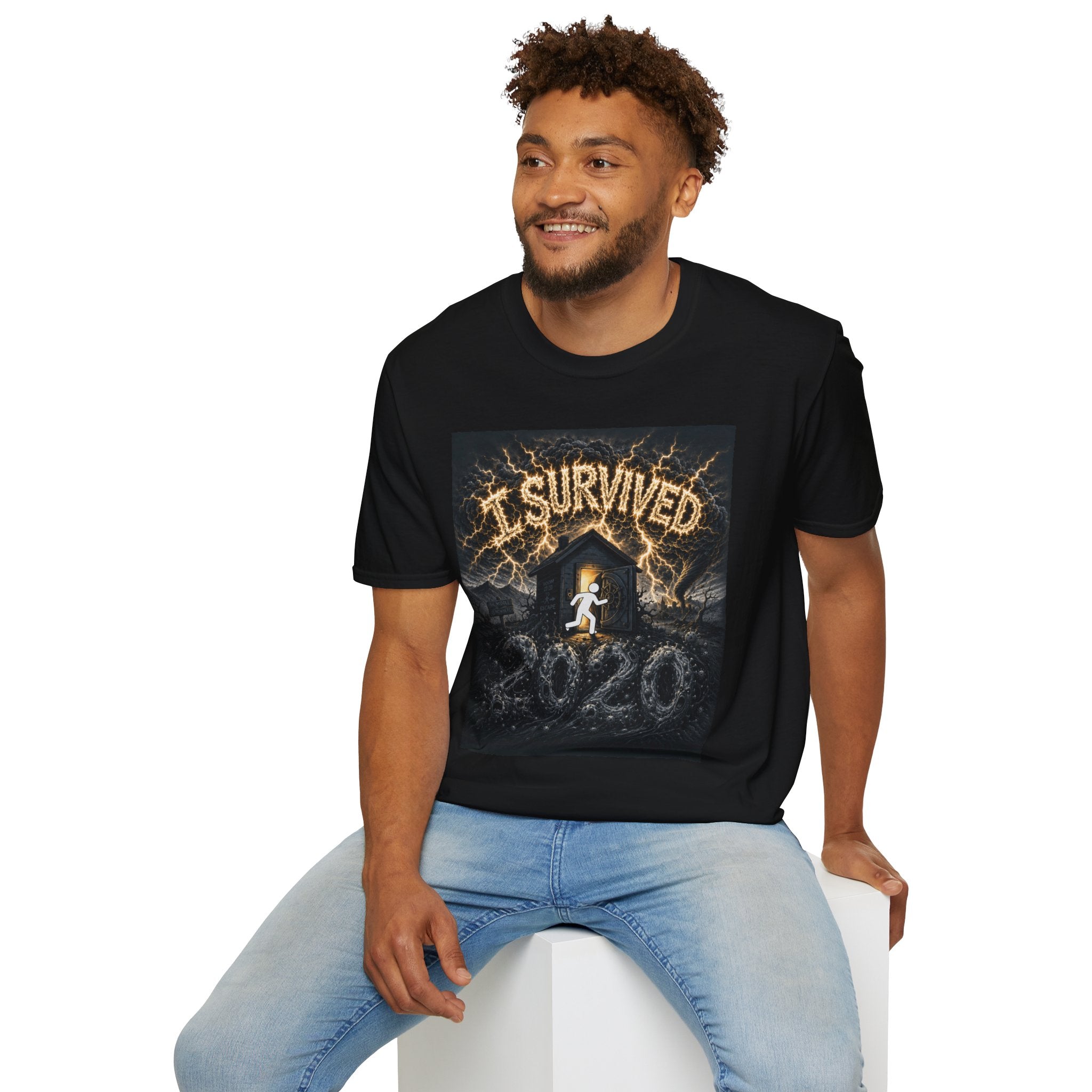 I Survived 2020 — Original PILOT Design Unisex Softstyle T-Shirt