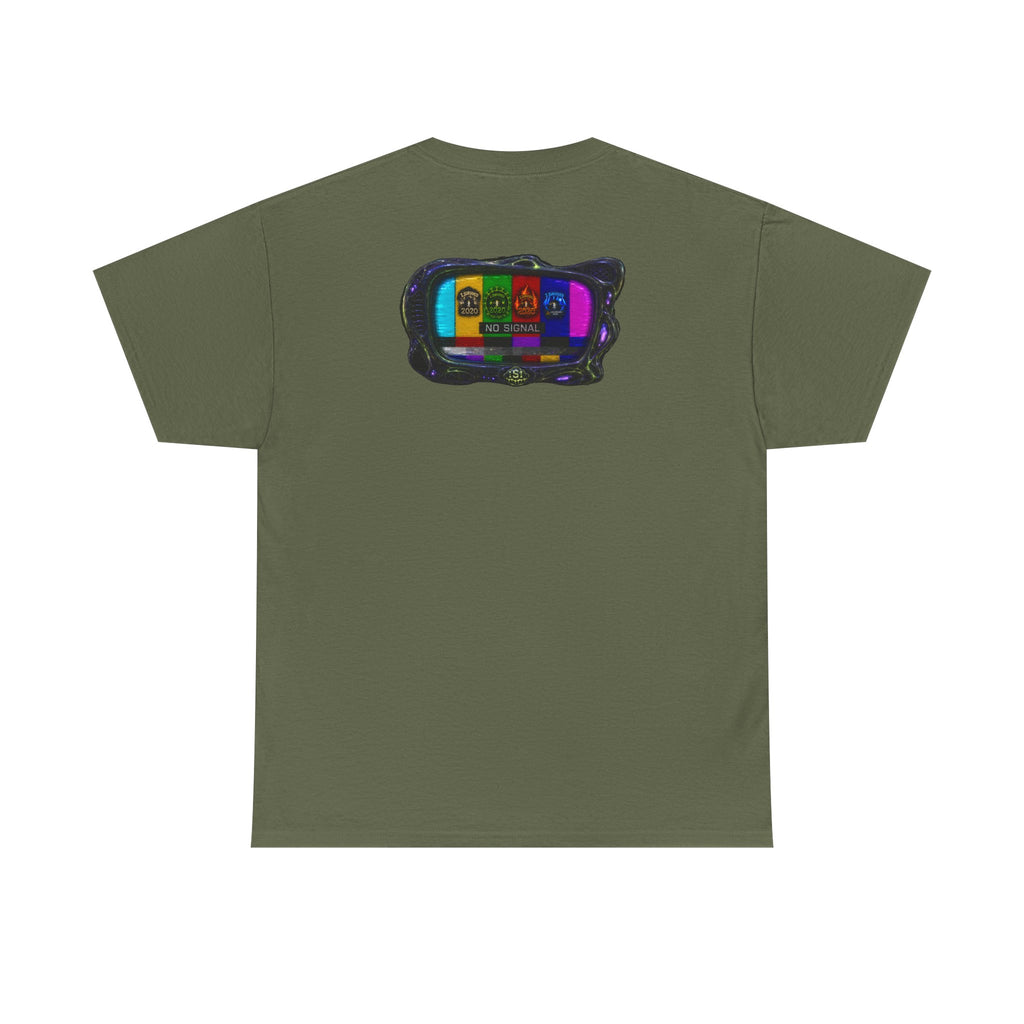 I Survived 2020 — "No Signal" Test Pattern Tee Alien Broadcast Finale Summer Premiere Unisex Heavy Cotton Tee
