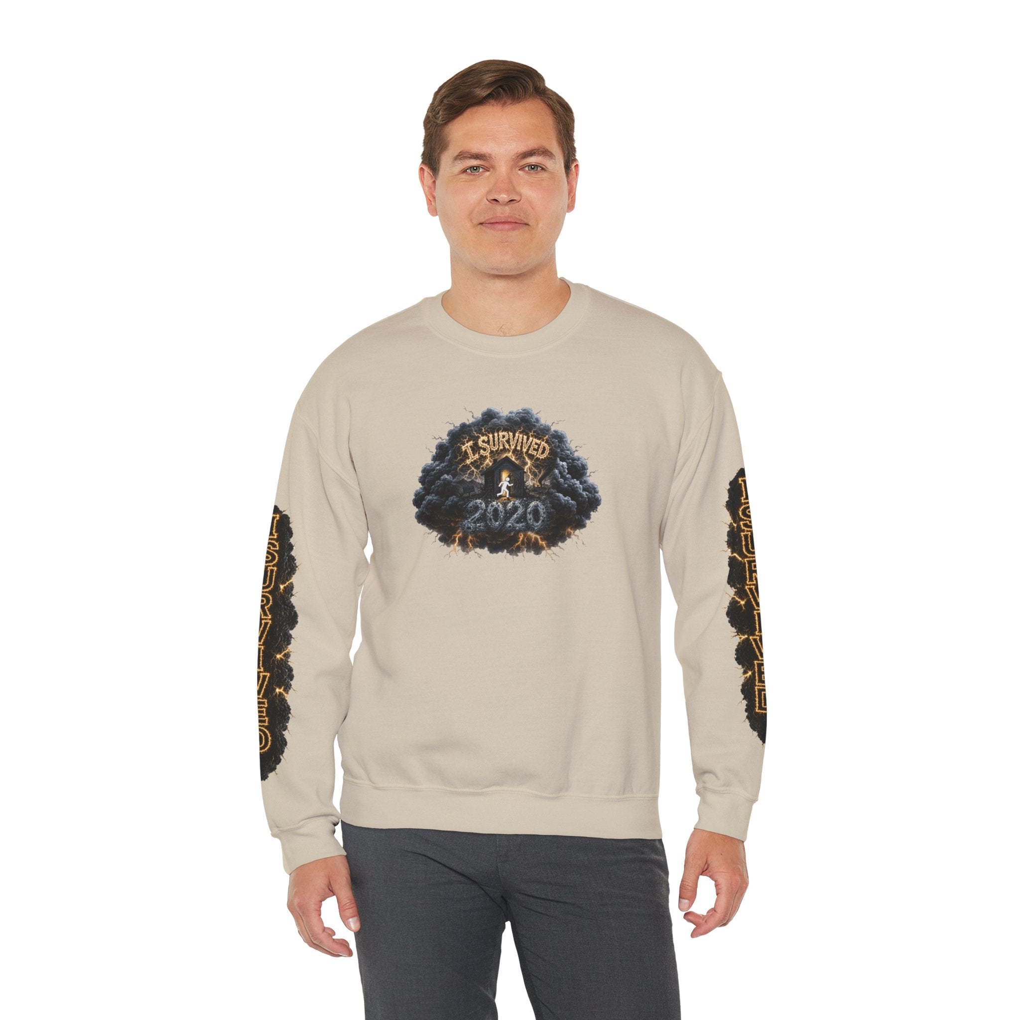 I Survived 2020 — Original PILOT Design: Director's Cut Special Edition Unisex Heavy Blend™ Crewneck Sweatshirt