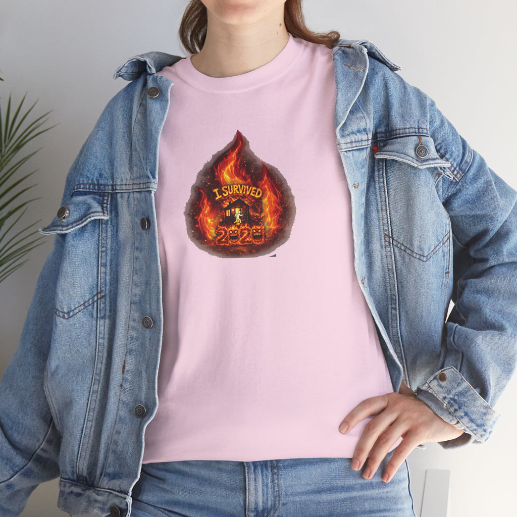 I Survived 2020 — WILDFIRES S2:E3: Director's Cut "The California Wildfires" Memorial Unisex Heavy Cotton Tee