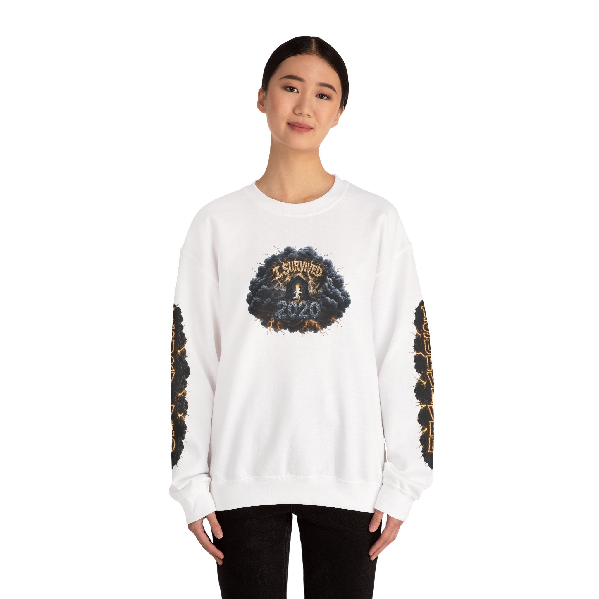 I Survived 2020 — Original PILOT Design: Director's Cut Special Edition Unisex Heavy Blend™ Crewneck Sweatshirt