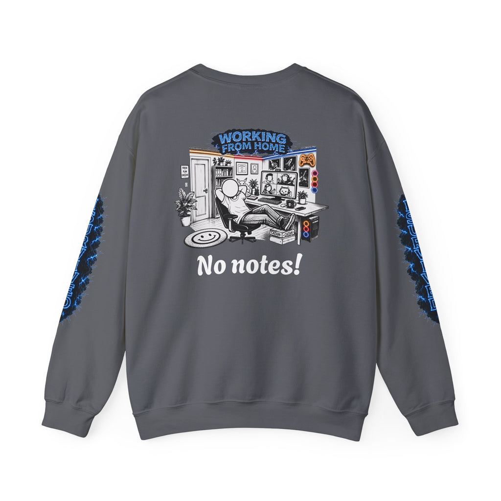 I Survived 2020 — LOCKDOWN S3:E4: Director's Cut "Working From Home" Unisex Heavy Blend™ Crewneck Sweatshirt
