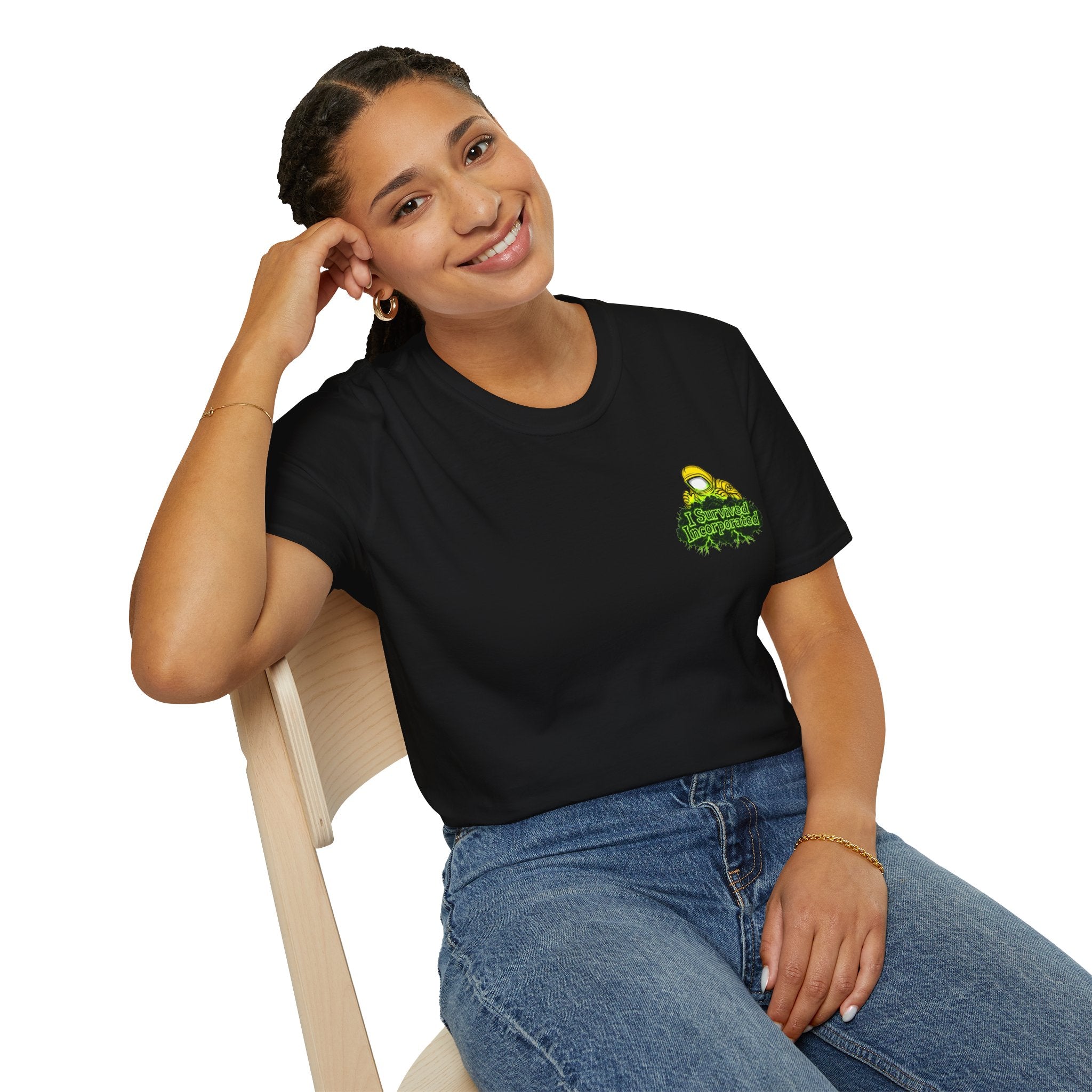 I Survived 2020 — "Please Stand By" Test Pattern Toxic Signal Tee Summer Premiere Unisex Softstyle T-Shirt