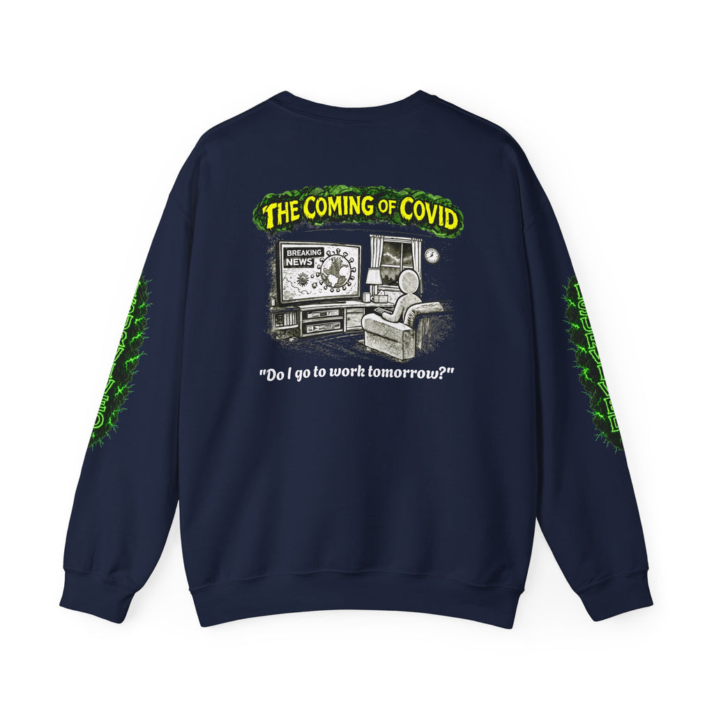 I Survived 2020 — PANDEMIC S1:E2: Director's Cut "The Coming of COVID" Unisex Heavy Blend™ Crewneck Sweatshirt
