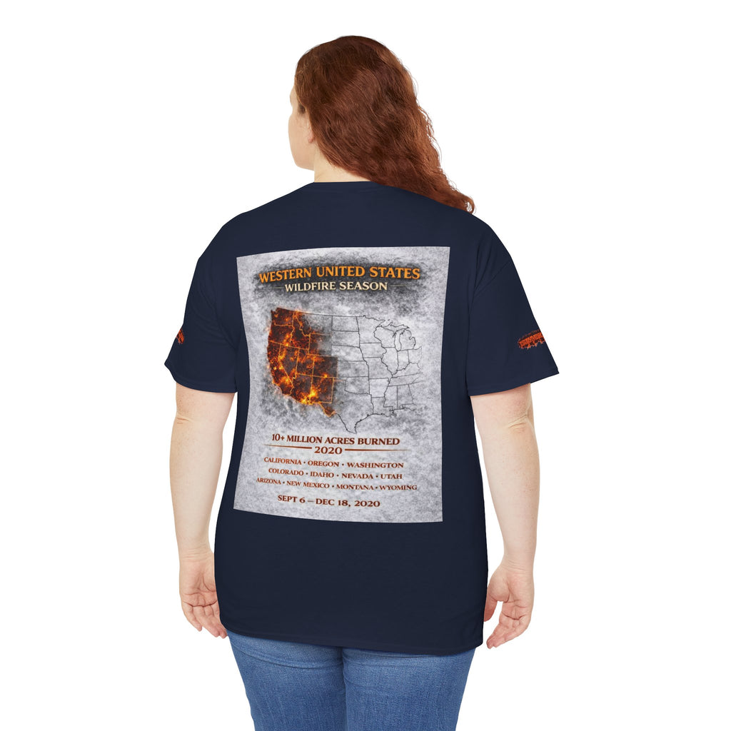 I Survived 2020 — S2:E4 "Western U.S. Wildfire Season" | Mid-Season Finale Pt. 1 | Wildfire Edition Memorial Unisex Heavy Cotton Tee (SPECIAL EDITION)