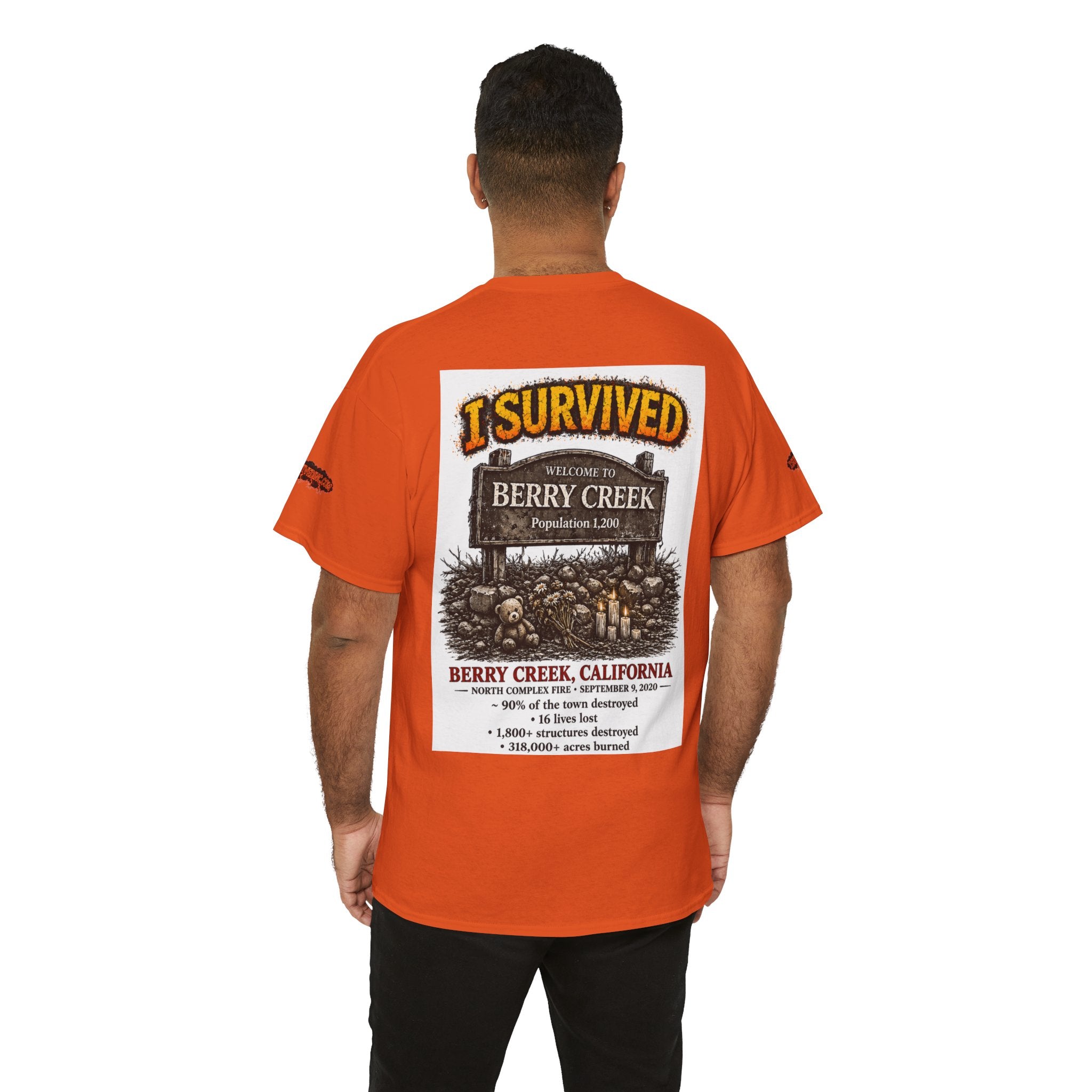 I Survived 2020 — S2:E1 "Berry Creek" | Wildfire Edition Memorial Unisex Heavy Cotton Tee (SPECIAL EDITION)