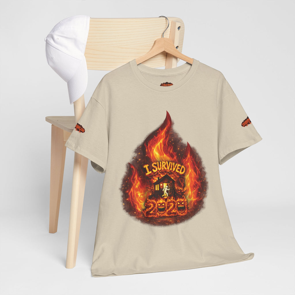 I Survived 2020 — Director's Cut S2:E4 "Western U.S. Wildfire Season" | Mid-Season Finale Pt. 1 | Wildfire Edition Memorial Unisex Heavy Cotton Tee (SPECIAL EDITION)