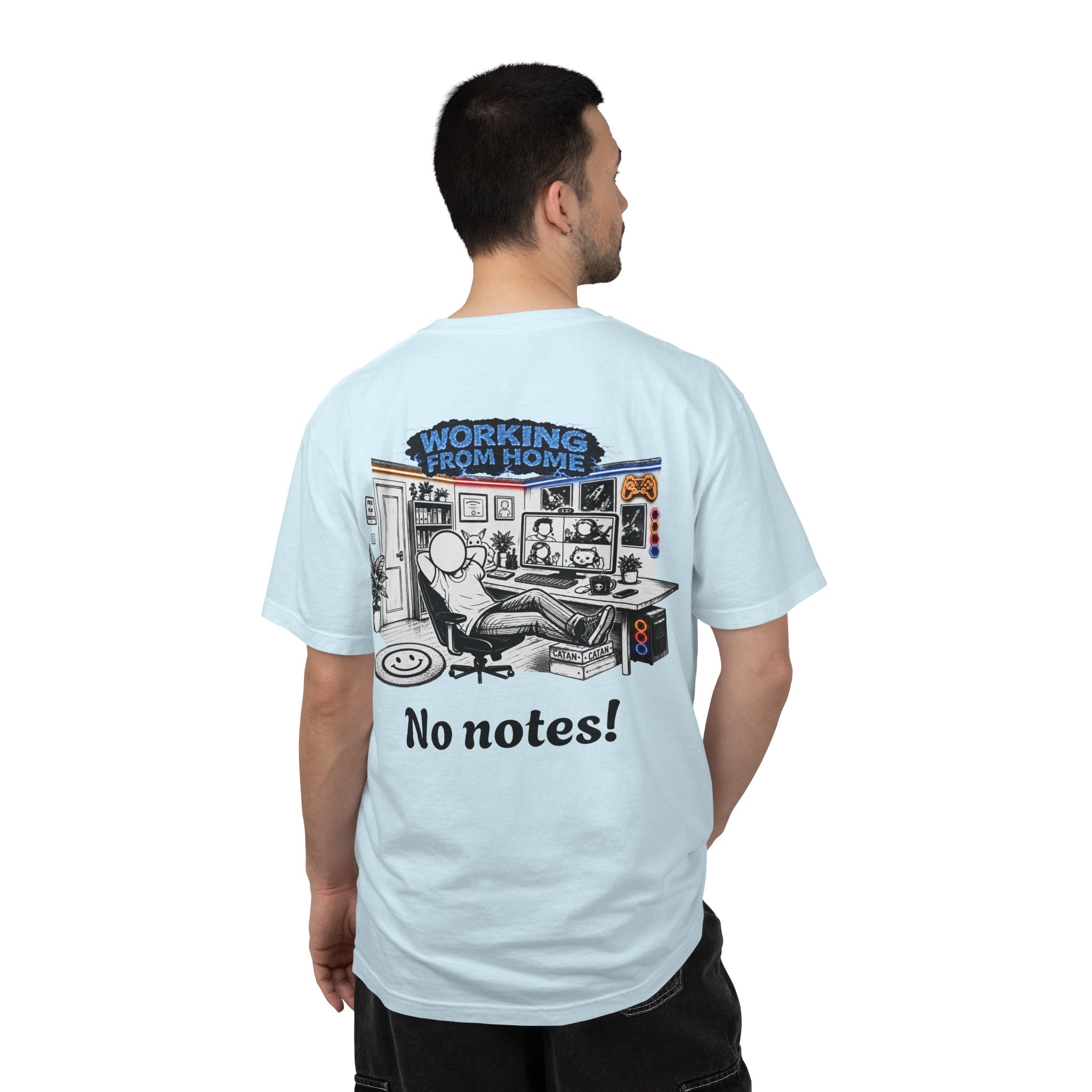 I Survived 2020 — LOCKDOWN S3:E4: "Working From Home" Unisex Garment-Dyed T-shirt