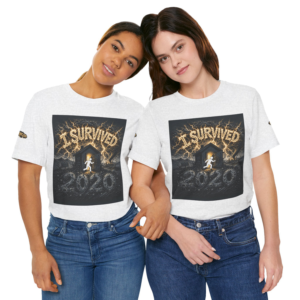 I Survived 2020 — Original Design Teaser Tee | Season 1 Premiere Drop Unisex Jersey Short Sleeve Tee