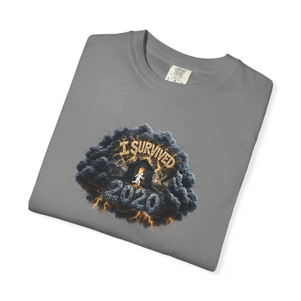 I Survived 2020 — Original PILOT Design: Director's Cut Unisex Garment-Dyed T-shirt