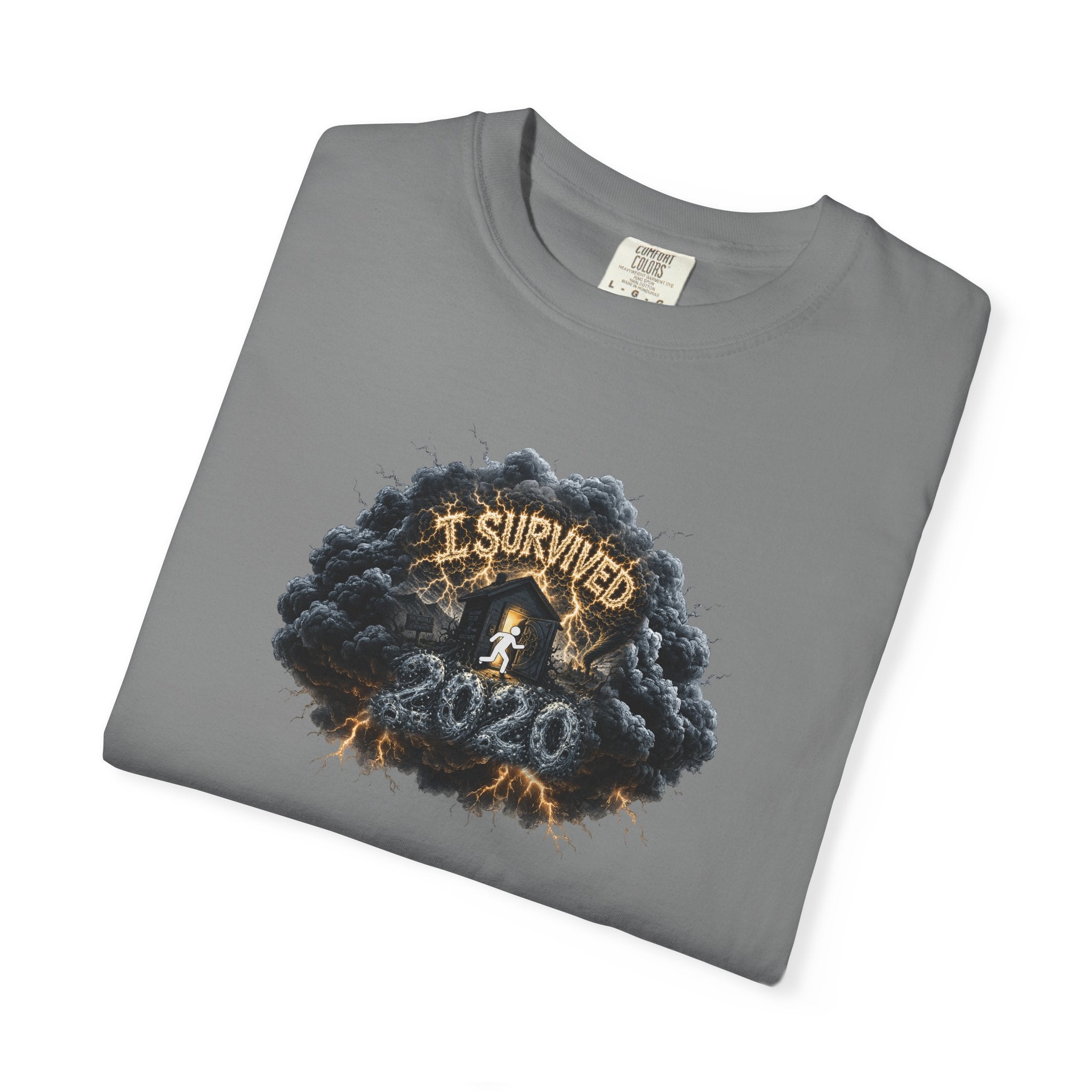 I Survived 2020 — Original PILOT Design: Director's Cut Unisex Garment-Dyed T-shirt