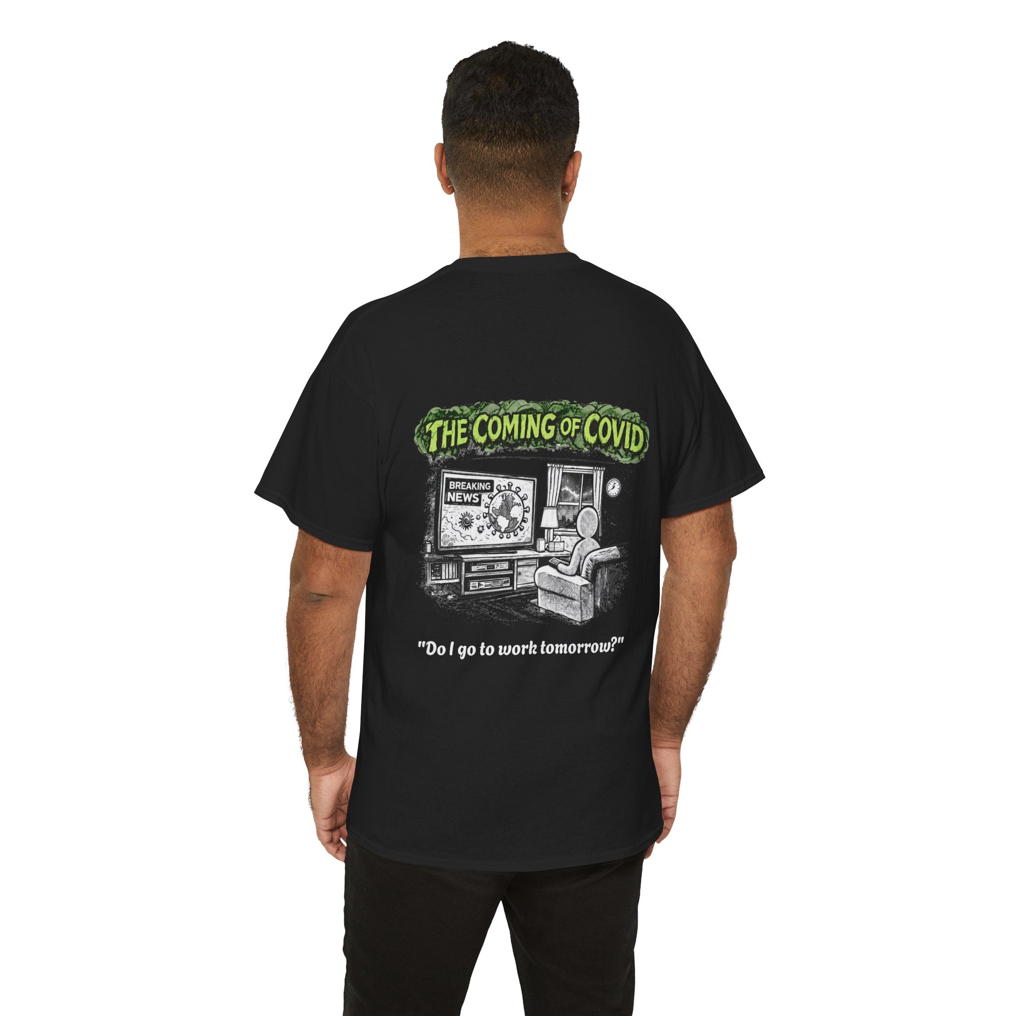 I Survived 2020 — S1:E2 "The Coming of COVID" | Pandemic Edition Unisex Heavy Cotton Tee
