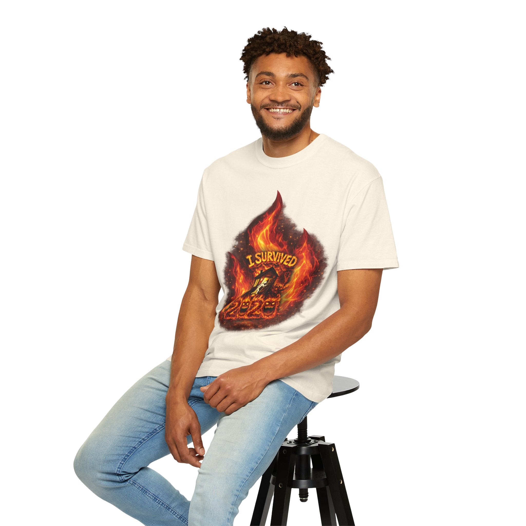 I Survived 2020 — Director's Cut S2:E4 "Western U.S. Wildfire Season" | Mid-Season Finale Pt. 1 | Wildfire Edition Memorial Unisex Garment-Dyed T-shirt