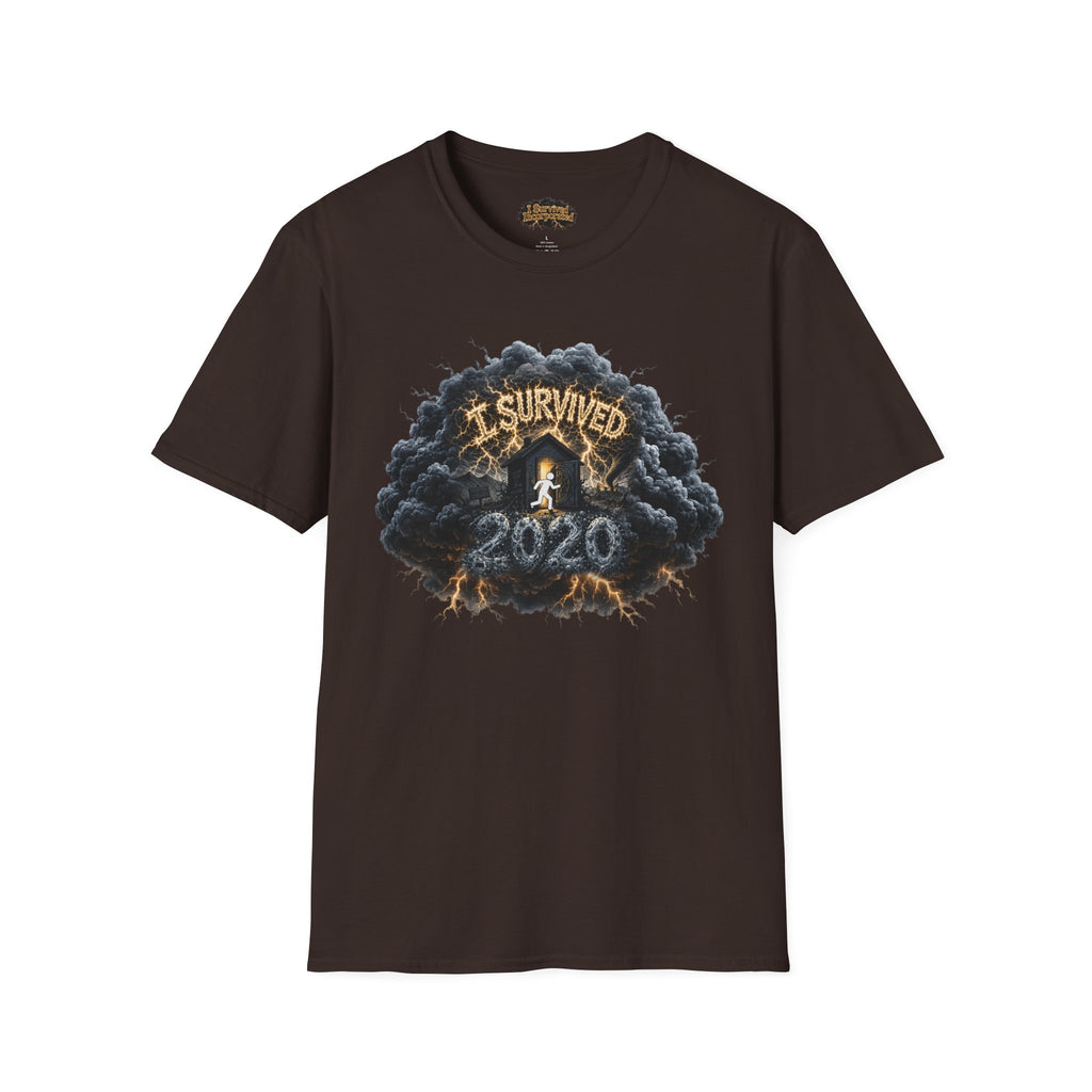 I Survived 2020 — Director's Cut Original Design Teaser Tee | Season 1 Premiere Drop Unisex Softstyle T-Shirt
