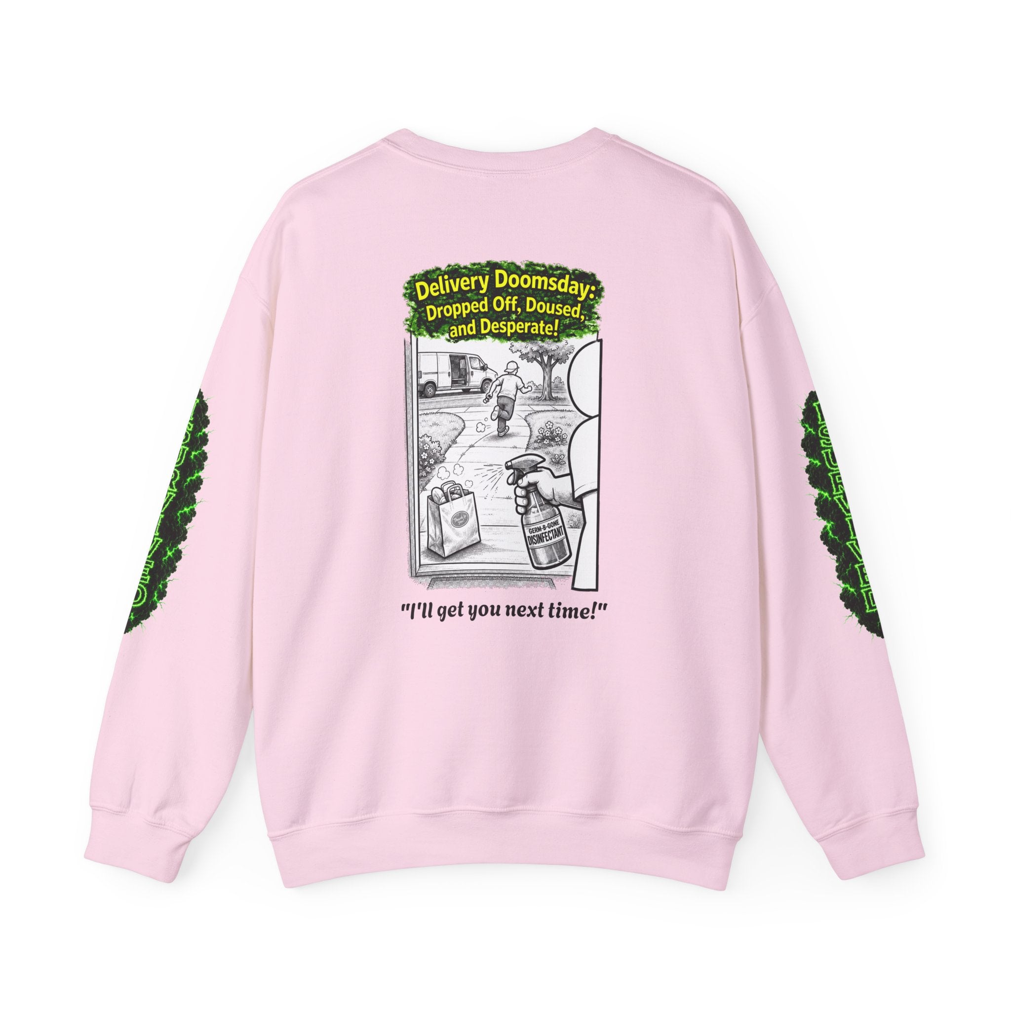 I Survived 2020 — PANDEMIC S1:E5: Director's Cut "Delivery Doomsday" Unisex Heavy Blend™ Crewneck Sweatshirt