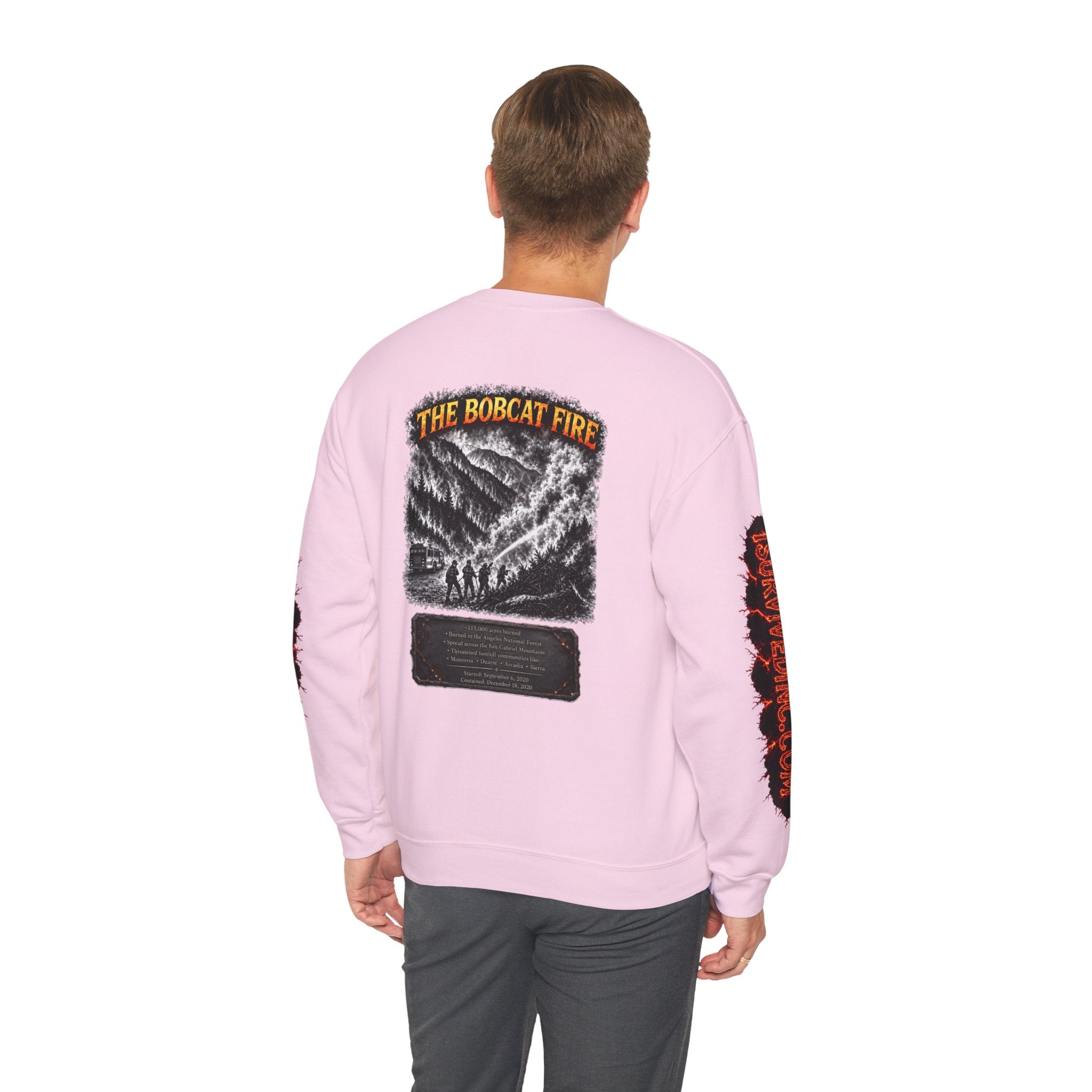 I Survived 2020 — WILDFIRES S2:E2: "The Bobcat Fire" Memorial Unisex Heavy Blend™ Crewneck Sweatshirt