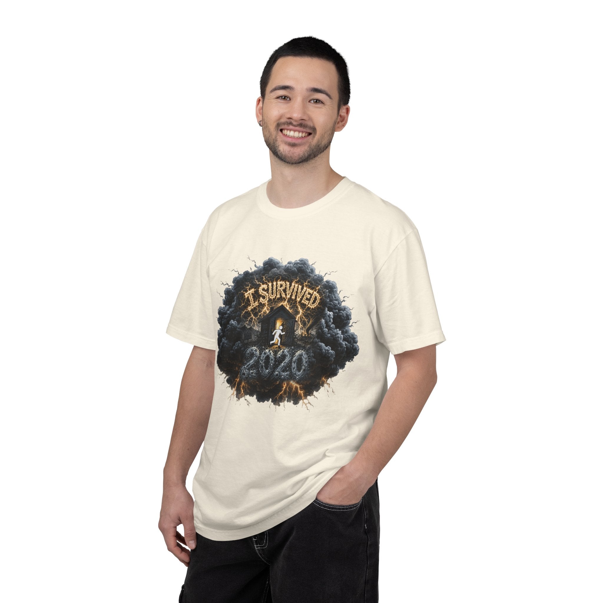 I Survived 2020 — Director's Cut Original Design Teaser Tee | Season 1 Premiere Drop Unisex Garment-Dyed T-shirt