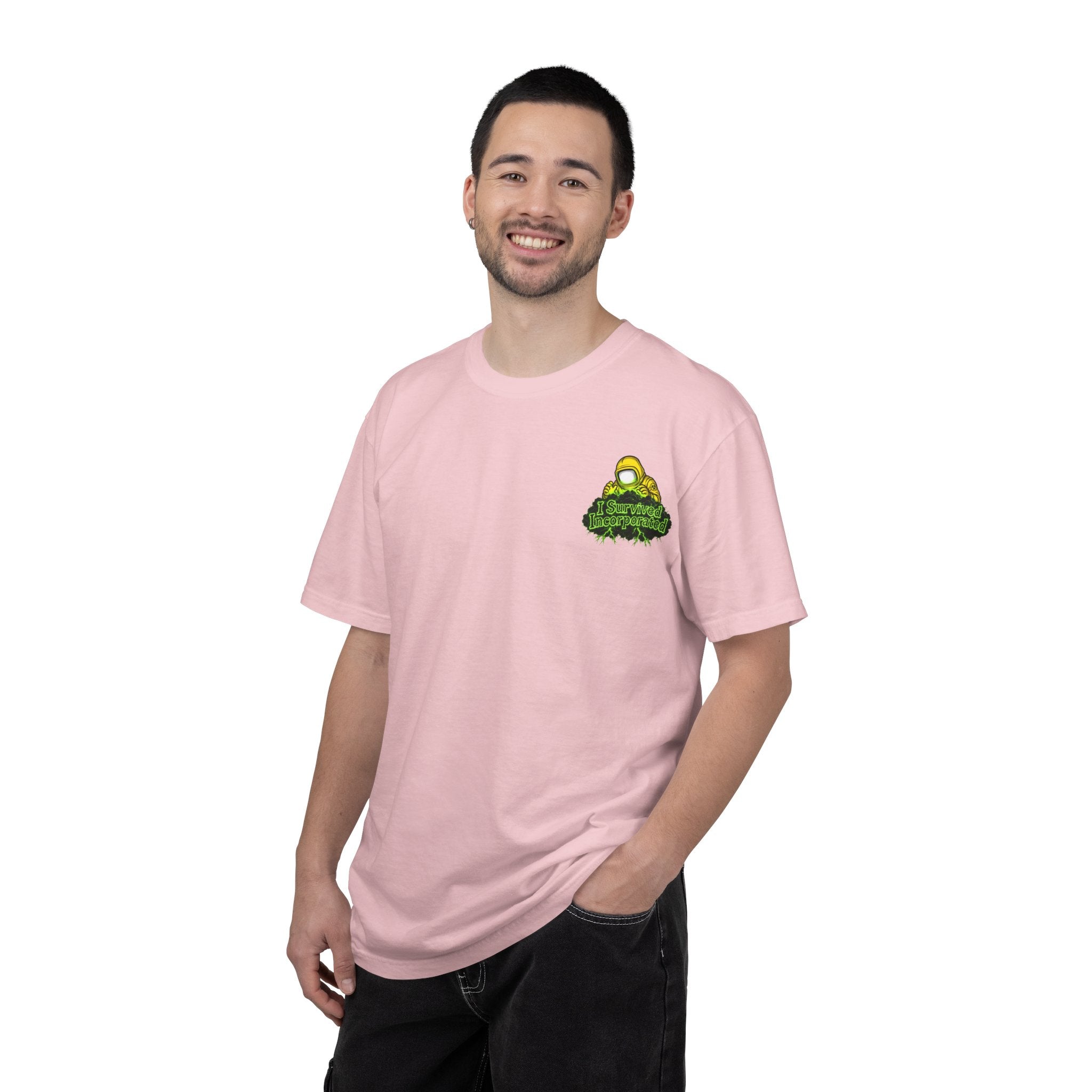 I Survived 2020 — "Please Stand By" Test Pattern Toxic Signal Tee Summer Premiere Unisex Garment-Dyed T-shirt
