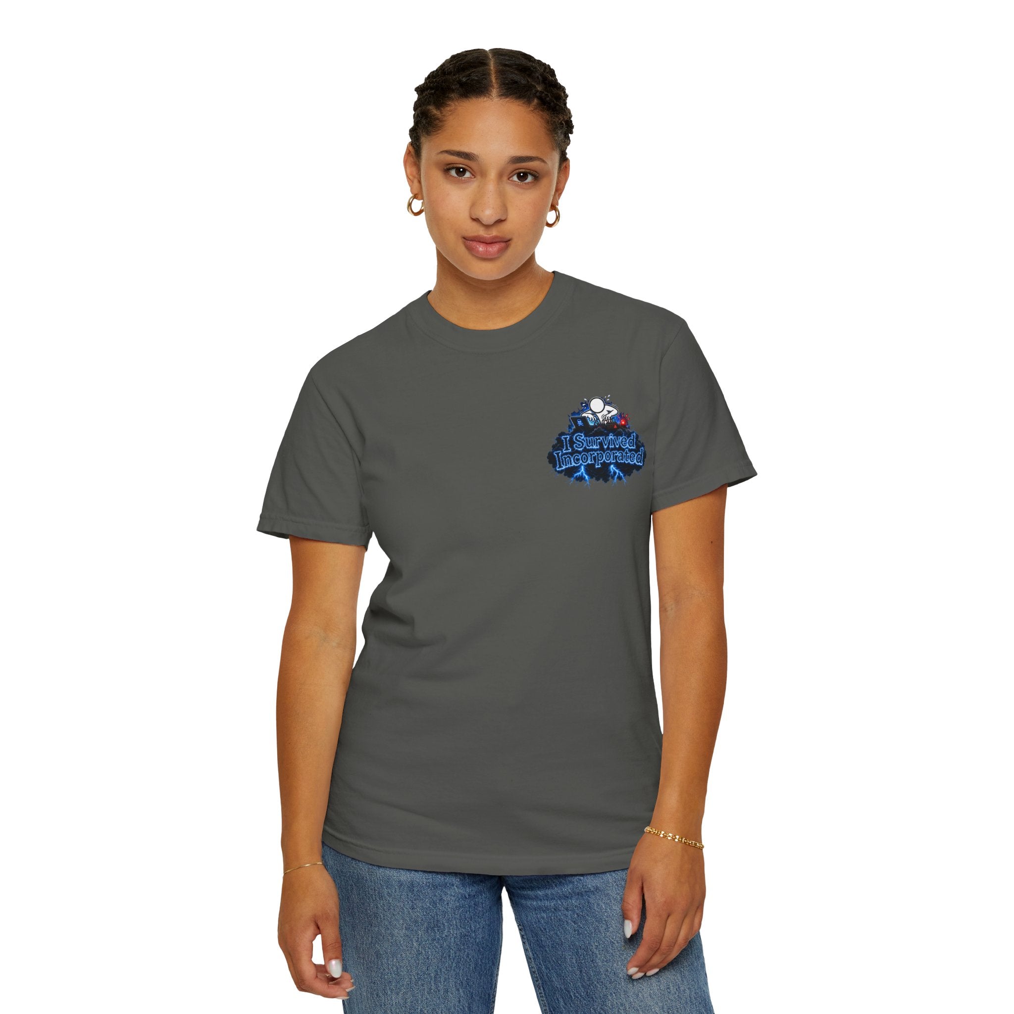 I Survived 2020 — "Please Stand By" Test Pattern Tee Lockdown Special Edition Summer Exclusive Unisex Garment-Dyed T-shirt