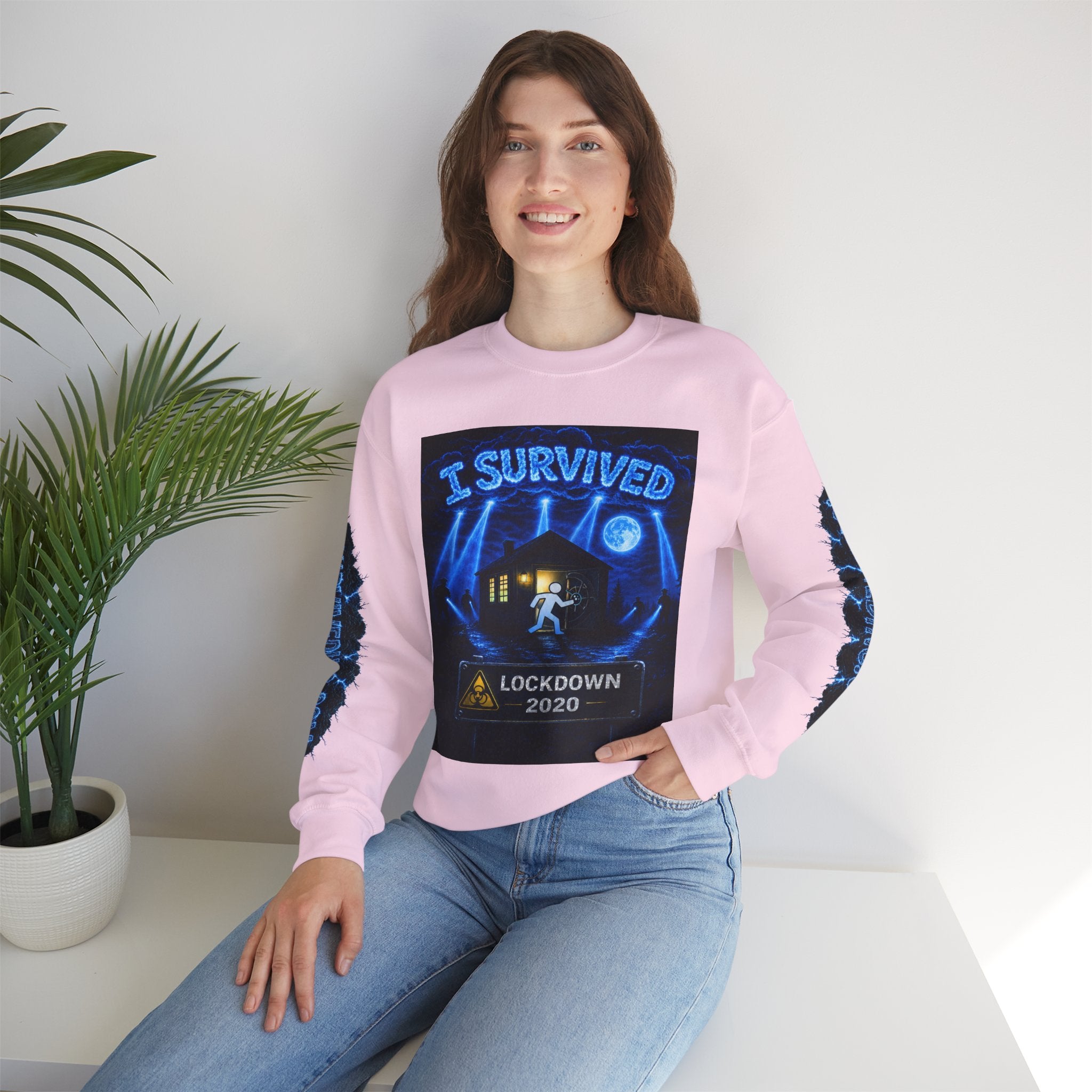 I Survived 2020 — LOCKDOWN S3:E2: Special Edition "Dating Under Lockdown" Unisex Heavy Blend™ Crewneck Sweatshirt