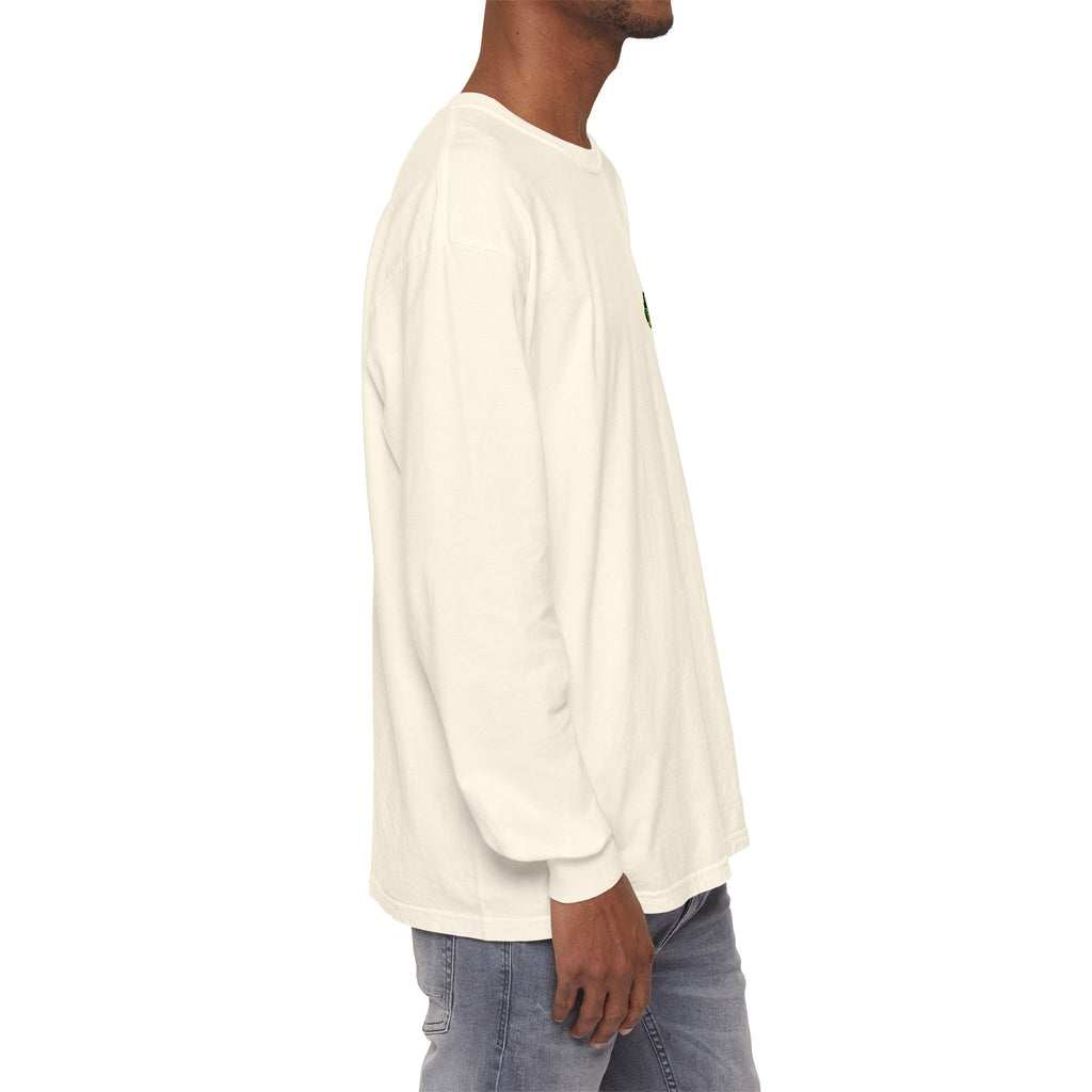 I Survived 2020 — "Please Stand By" Test Pattern Toxic Signal Tee Summer Premiere Unisex Garment-Dyed Long Sleeve T-Shirt