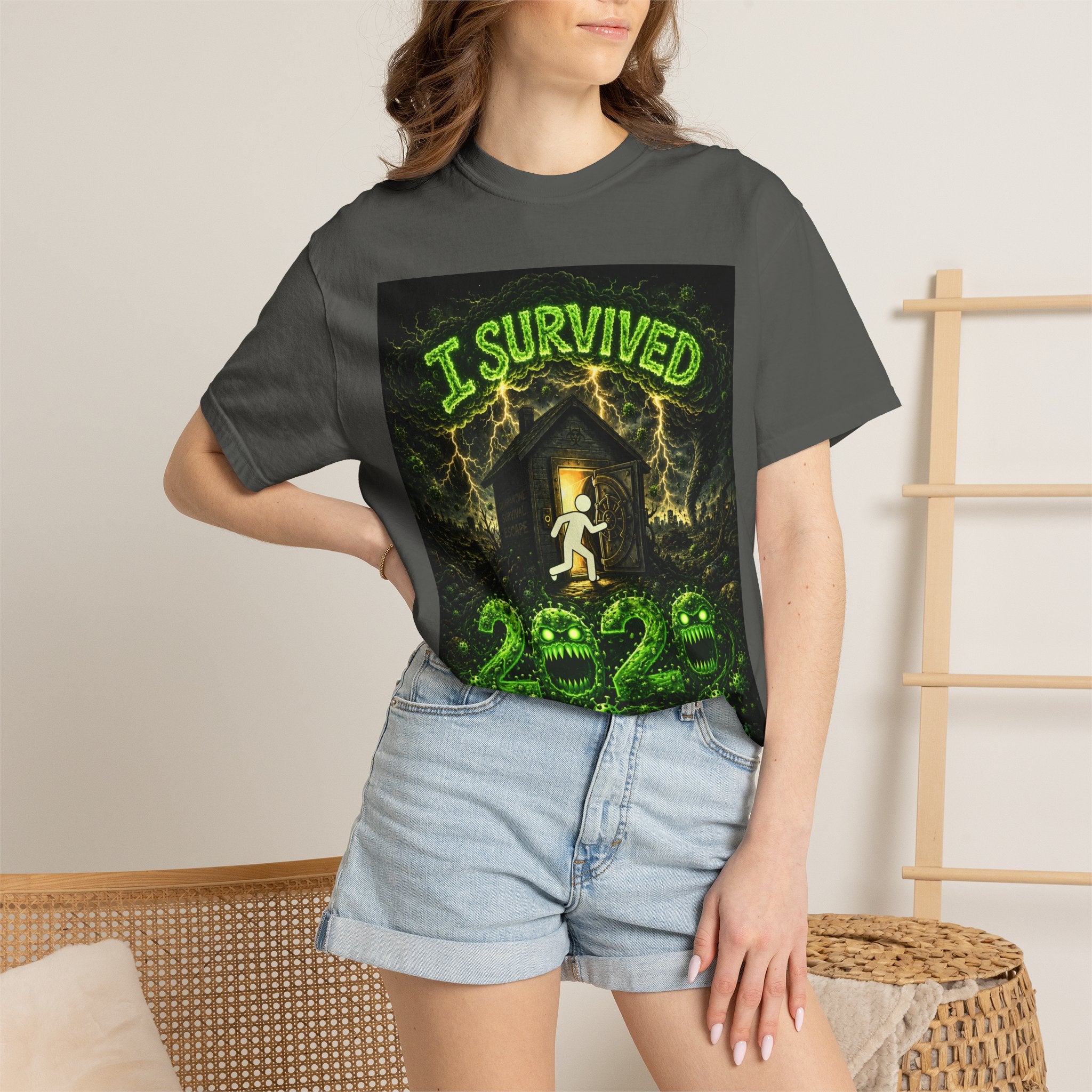 I Survived 2020 — S1:E3 "The Jab!" | Pandemic Edition Unisex Garment-Dyed T-shirt