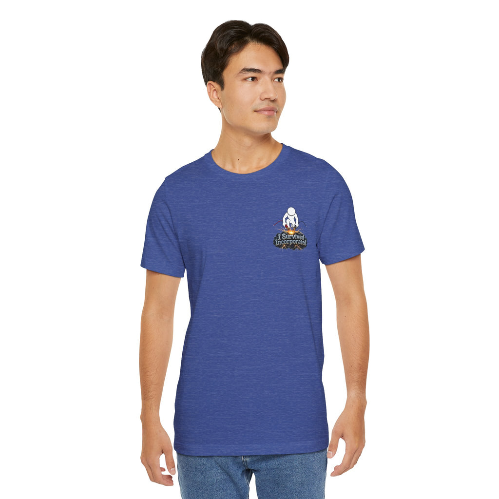 I Survived 2020 — "Please Stand By" Test Pattern Tee Summer Premier Unisex Jersey Short Sleeve Tee