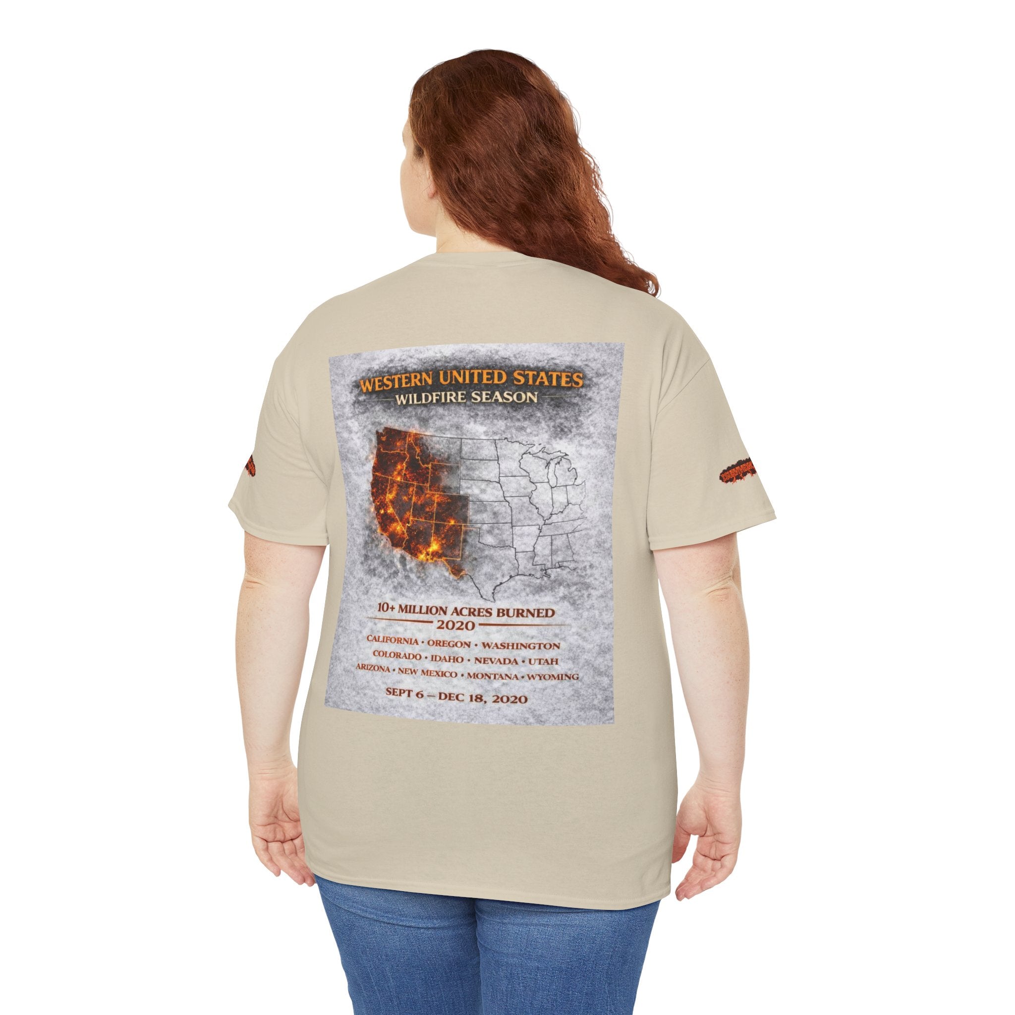 I Survived 2020 — S2:E4 "Western U.S. Wildfire Season" | Mid-Season Finale Pt. 1 | Wildfire Edition Memorial Unisex Heavy Cotton Tee (SPECIAL EDITION)