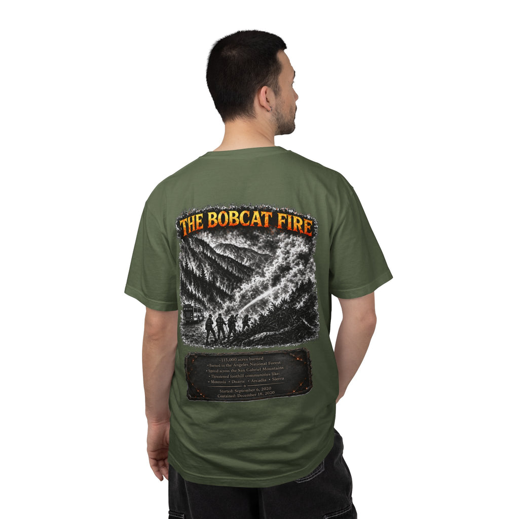 I Survived 2020 — WILDFIRES S2:E2: "The Bobcat Fire" Memorial Unisex Garment-Dyed T-shirt