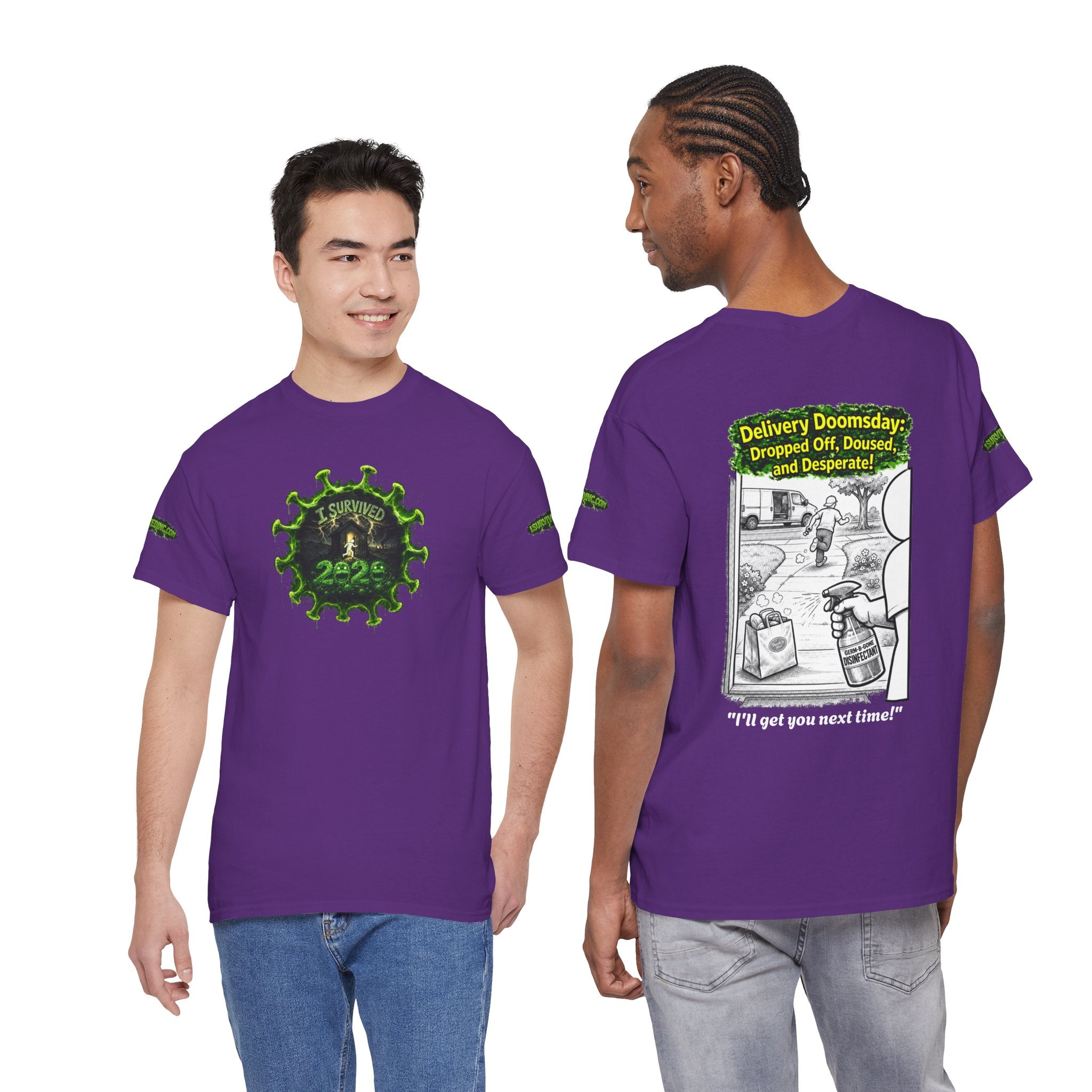 I Survived 2020 — PANDEMIC S1:E5: Director's Cut Special Edition "Delivery Doomsday" Unisex Heavy Cotton Tee