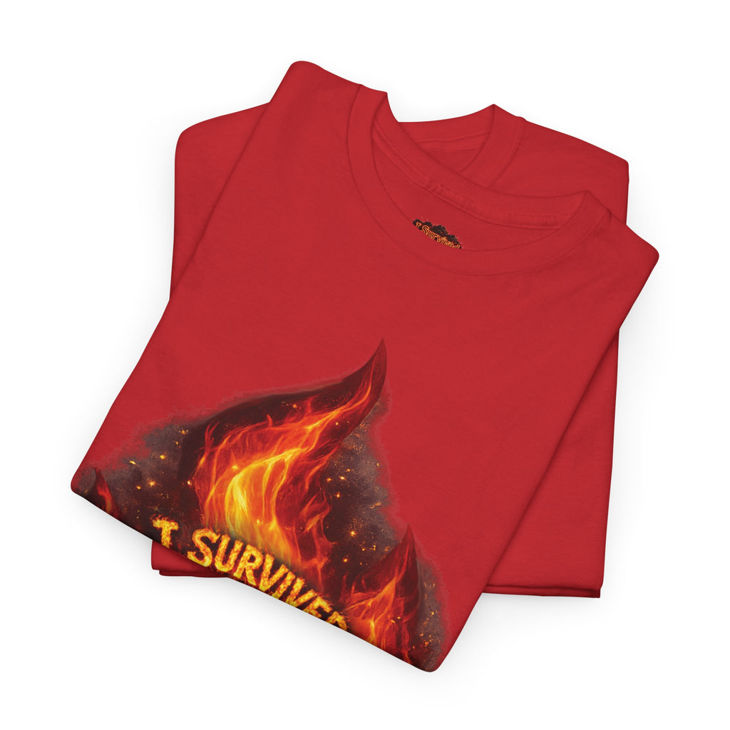 I Survived 2020 — Director's Cut S2:E1 "Berry Creek" | Wildfire Edition Memorial Unisex Heavy Cotton Tee