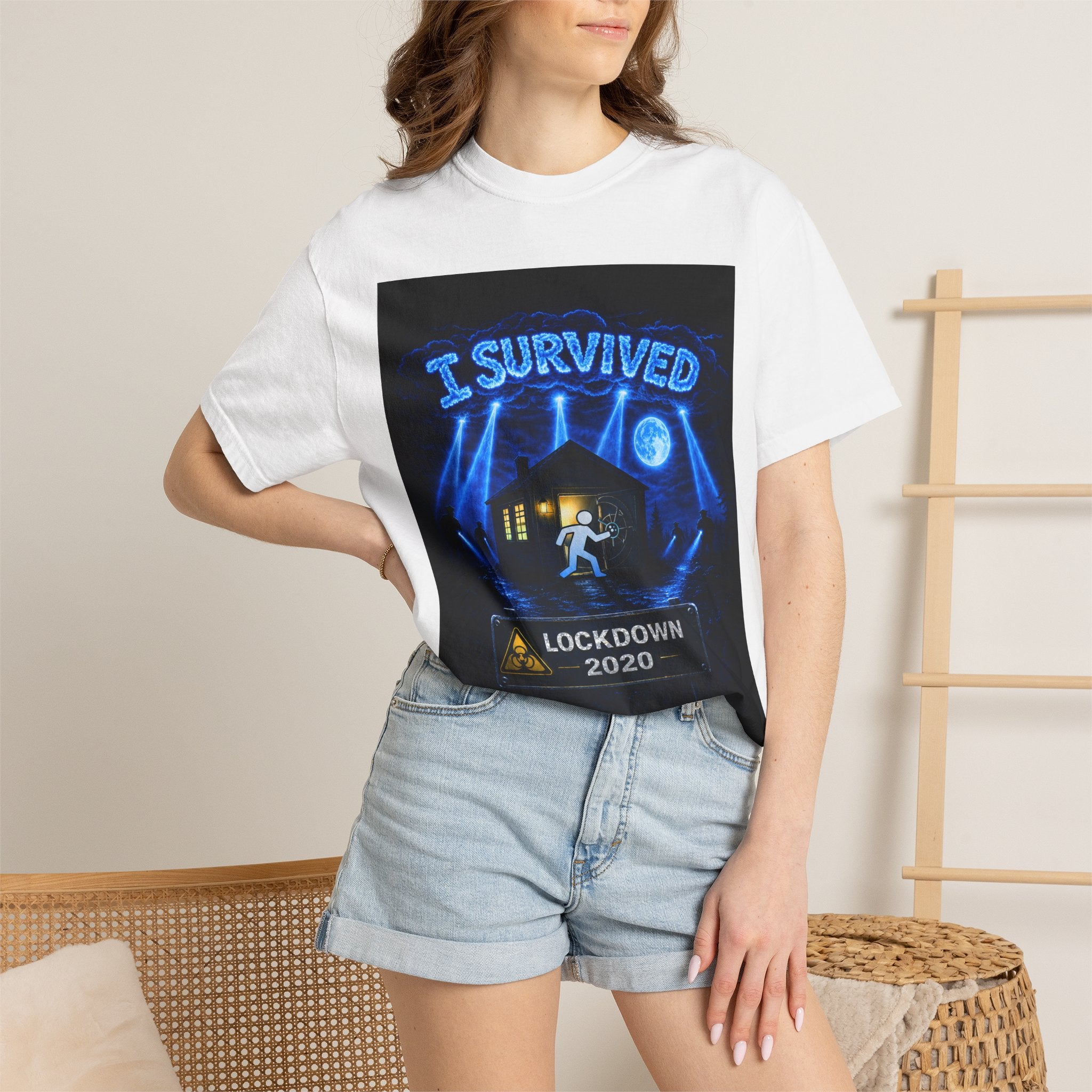 I Survived 2020 — S3:E1 "Quarantine" | Lockdown Edition Documentary Unisex Garment-Dyed T-shirt