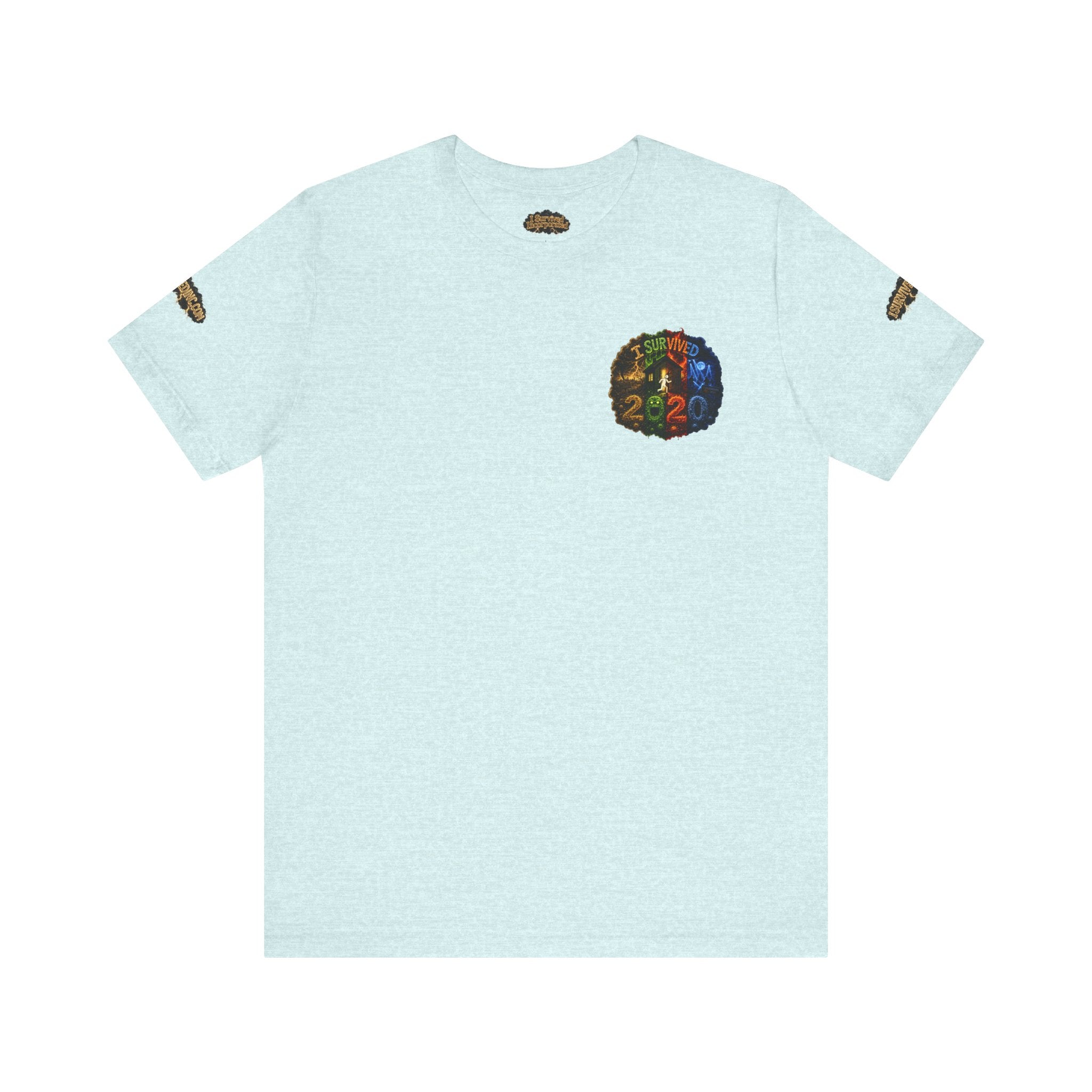I Survived 2020 — "No Signal" Test Pattern Tee Alien Broadcast Finale Summer Premiere Unisex Jersey Short Sleeve Tee
